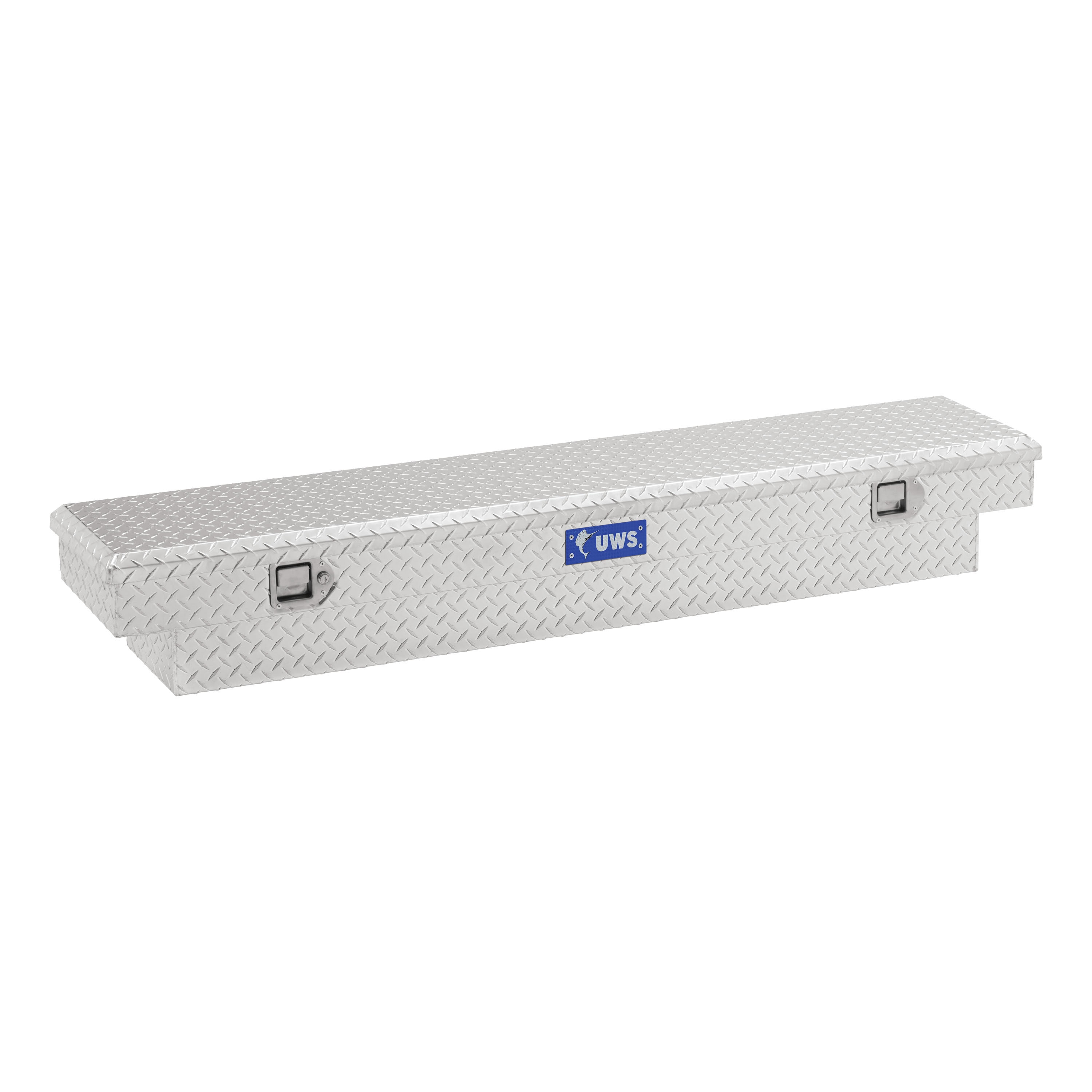 UWS EC10241 60.875-in x 12-in x 9.25-in Bright Aluminum Aluminum Crossover Truck Tool Box
