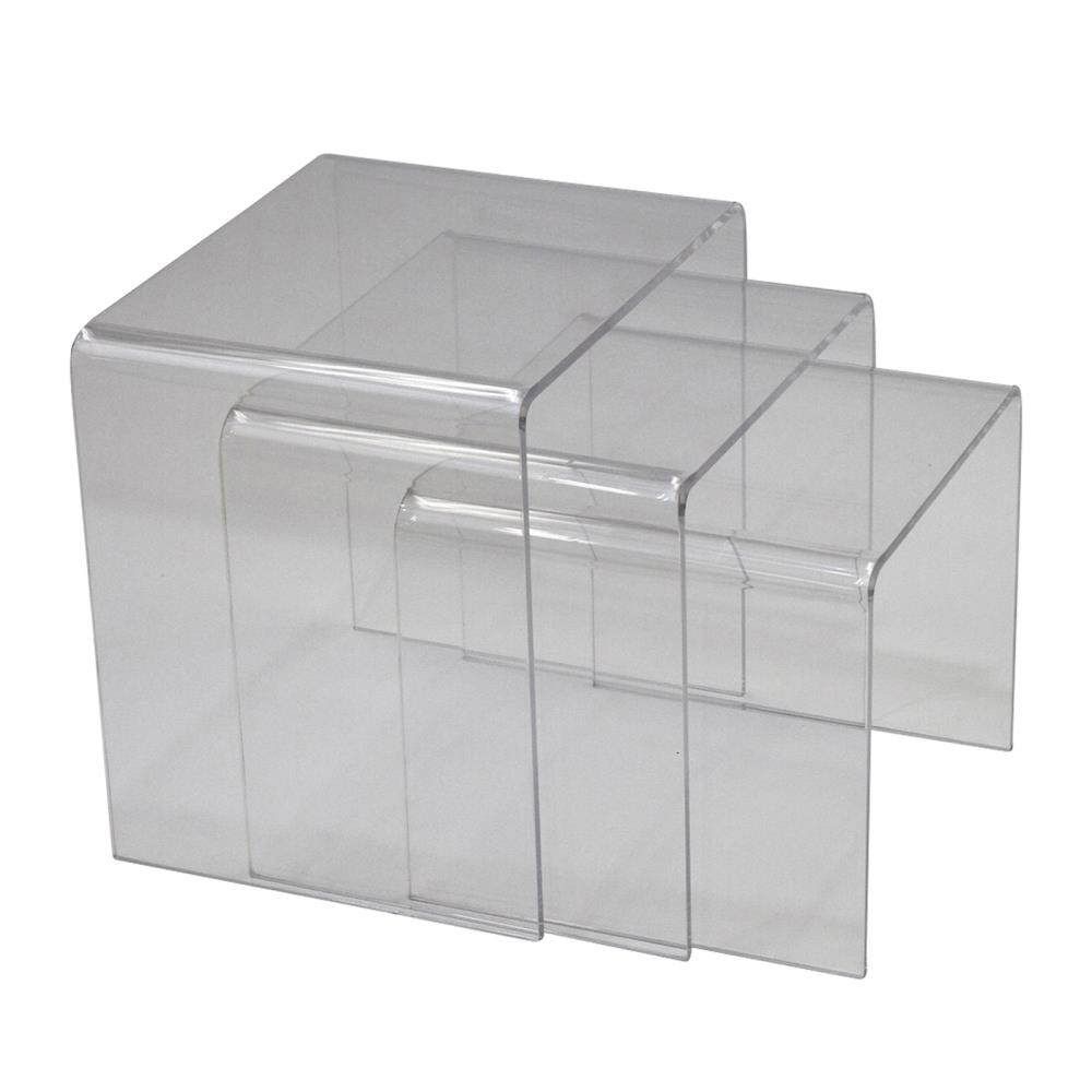 Modway Casper 3-Piece Modern Clear Accent Table Set at Lowes.com