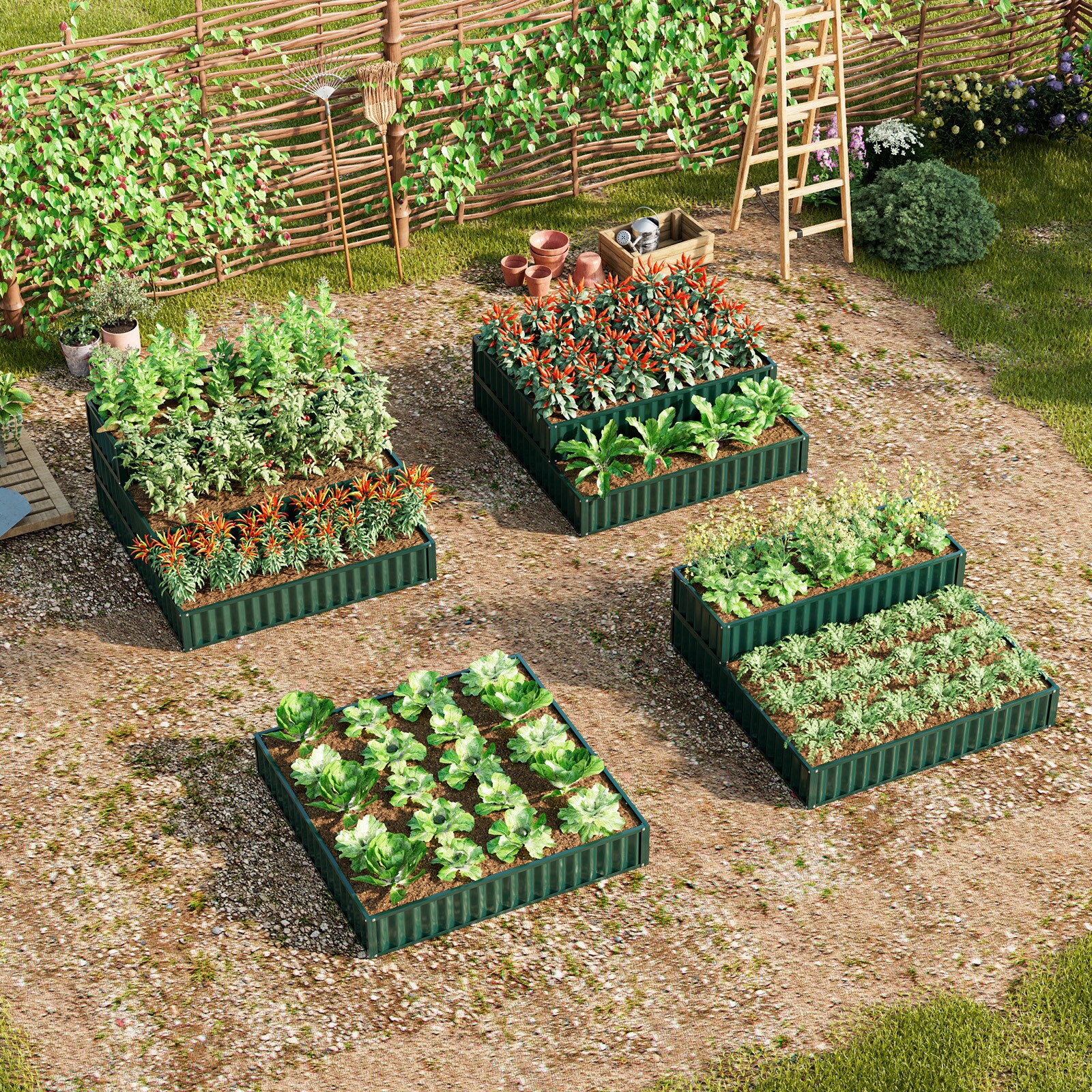 Ayelon GD41GT32GN Raised-Garden-Beds - View #10