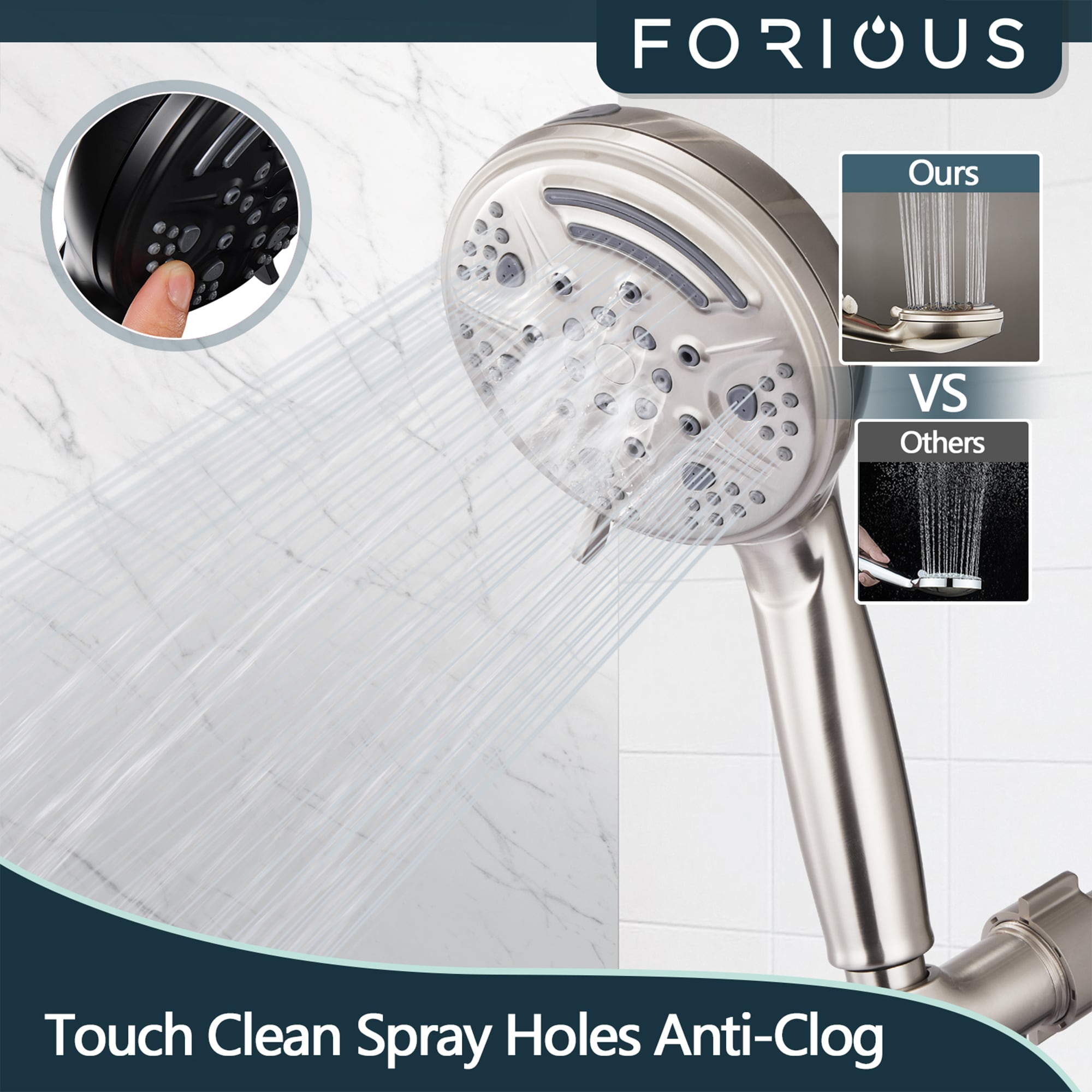 FORIOUS LL60003BN Fixed-Showerhead - View #5