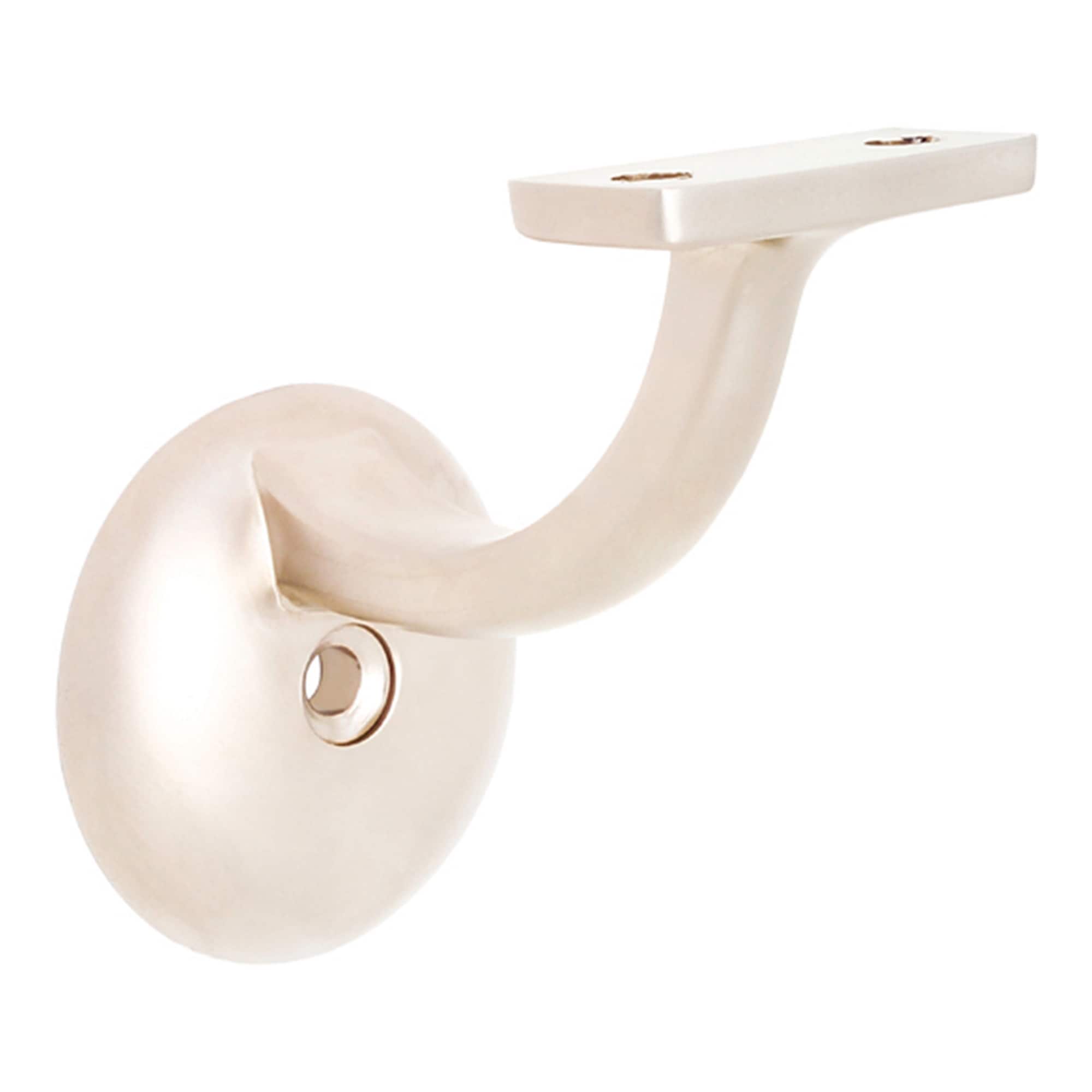  H3002SNETISM 2.125-in x 2.75-in Satin Nickle Finished Wrought iron Handrail bracket