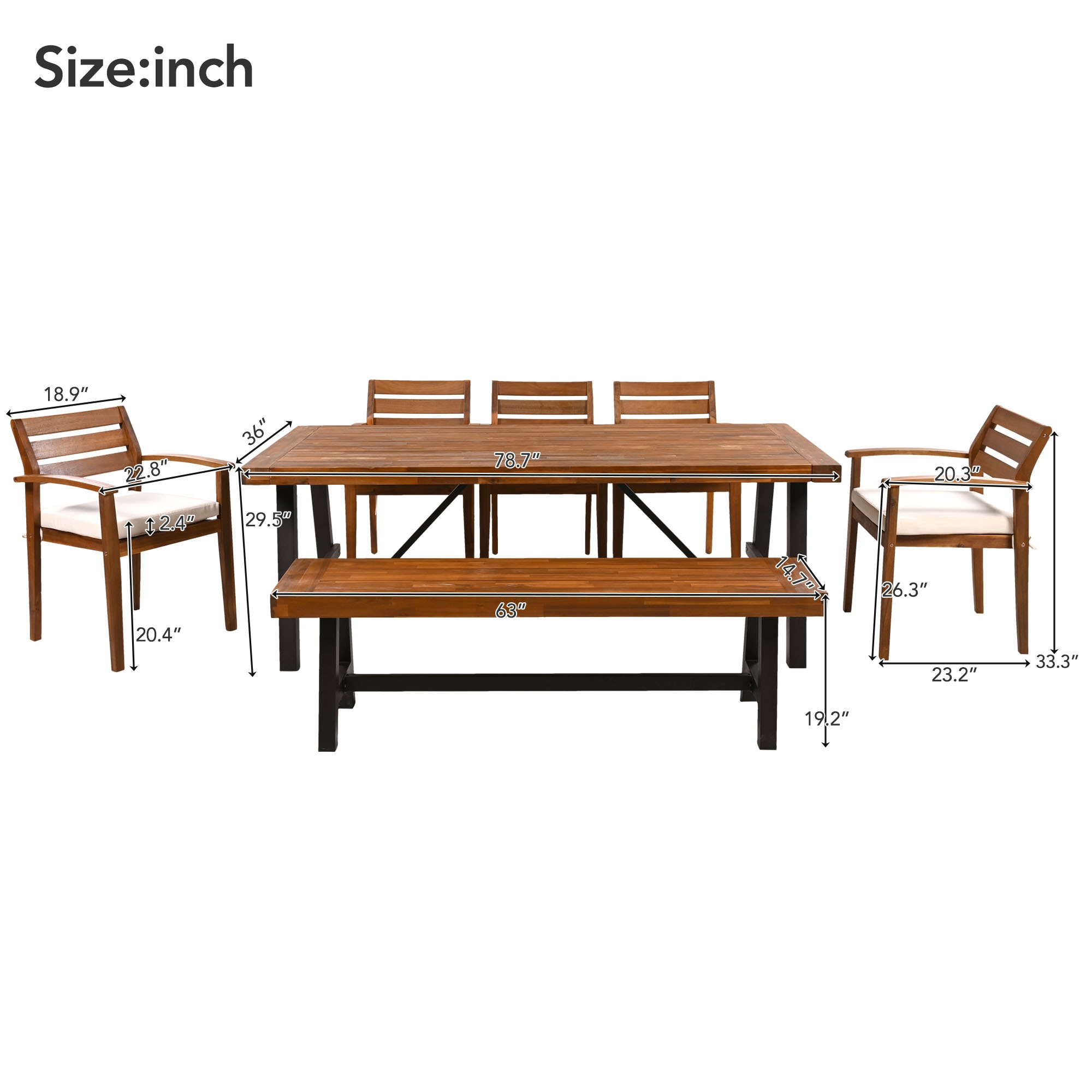 Nestfair HPG0030A Patio-Dining-Sets - View #9