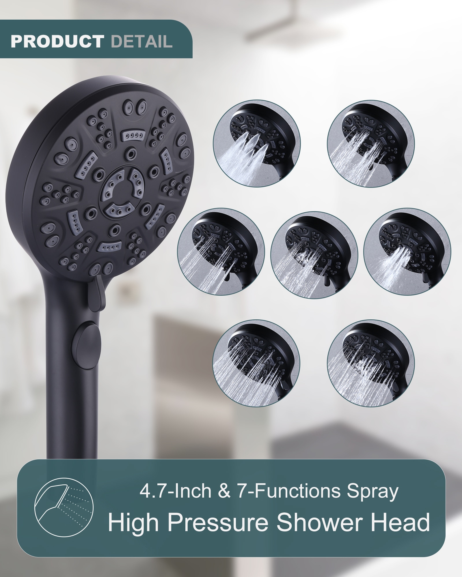 WOWOW 3091600B Showerhead-Bar-Panels - View #5