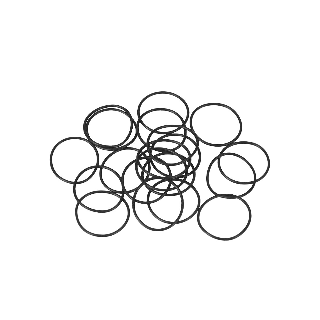 Unique Bargains - Nitrile Rubber O-Rings 19mm OD 17mm ID 1mm Width Metric Sealing Gasket for Auto...