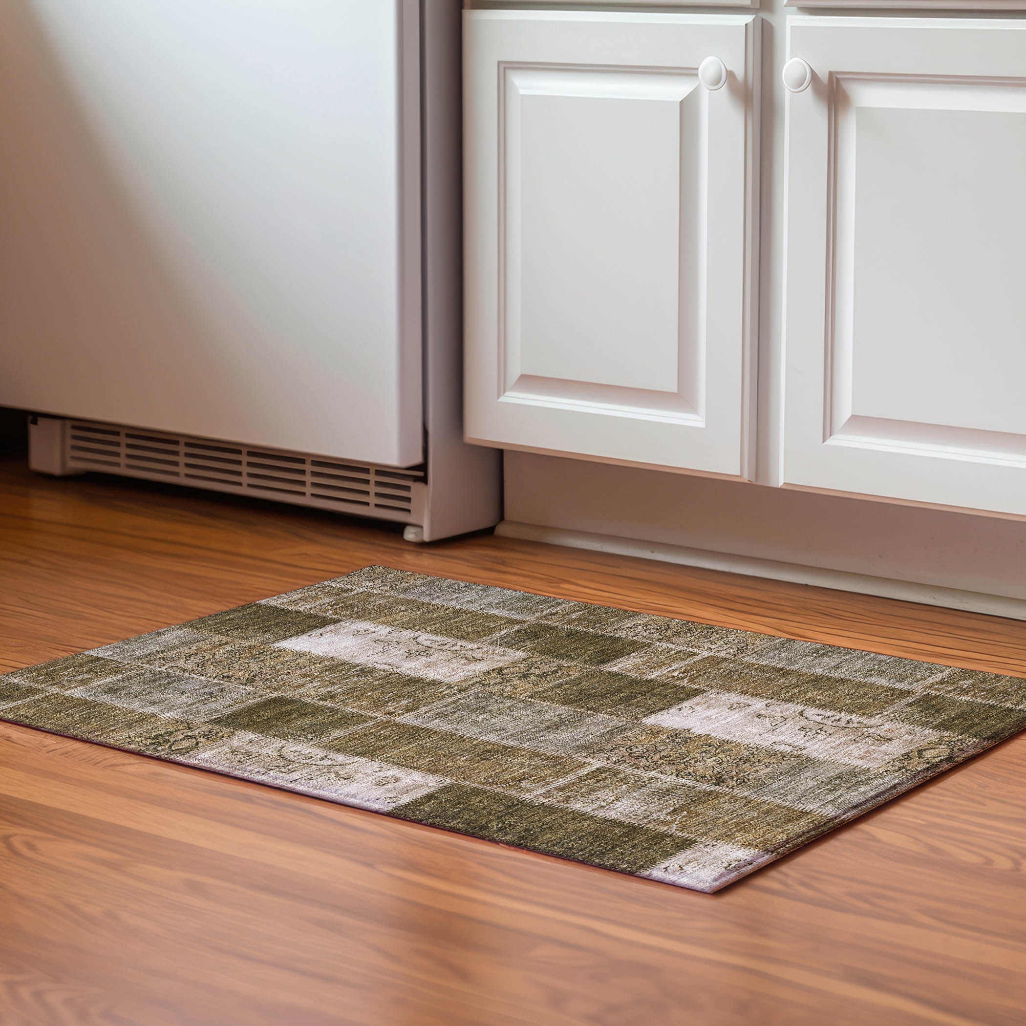 Addison Rugs AMF631BR20X30 Mayfield AMF631BR 2 x 3 (ft) Loomed Brown Rectangular Indoor Geometric Machine washable Pet Friendly Area rug