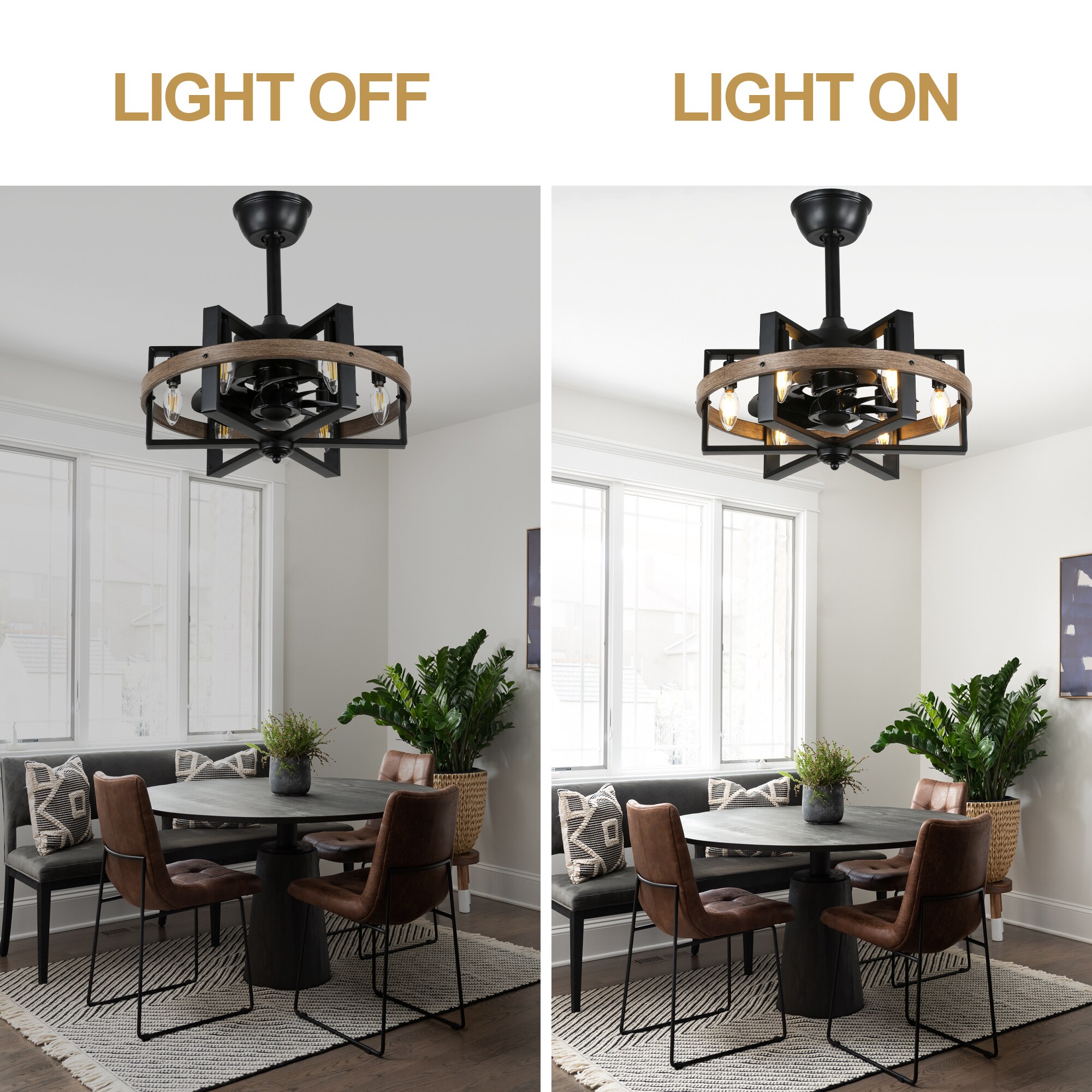 Oaks Decor BD1811OKEL-BR Ceiling-Fans - View #6