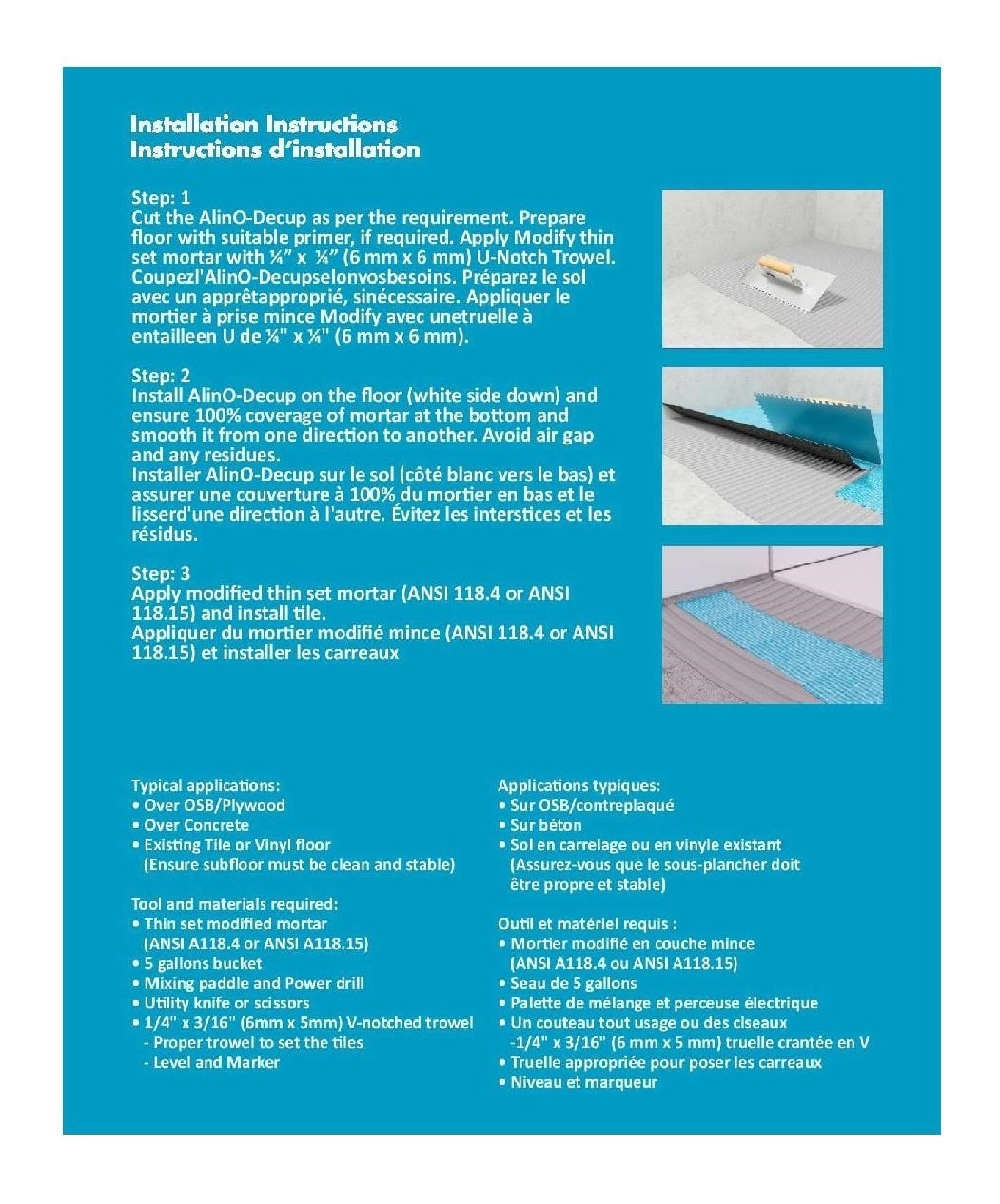 AlinO TUL-XX-BLU15 Laminate-Underlayment - View #4