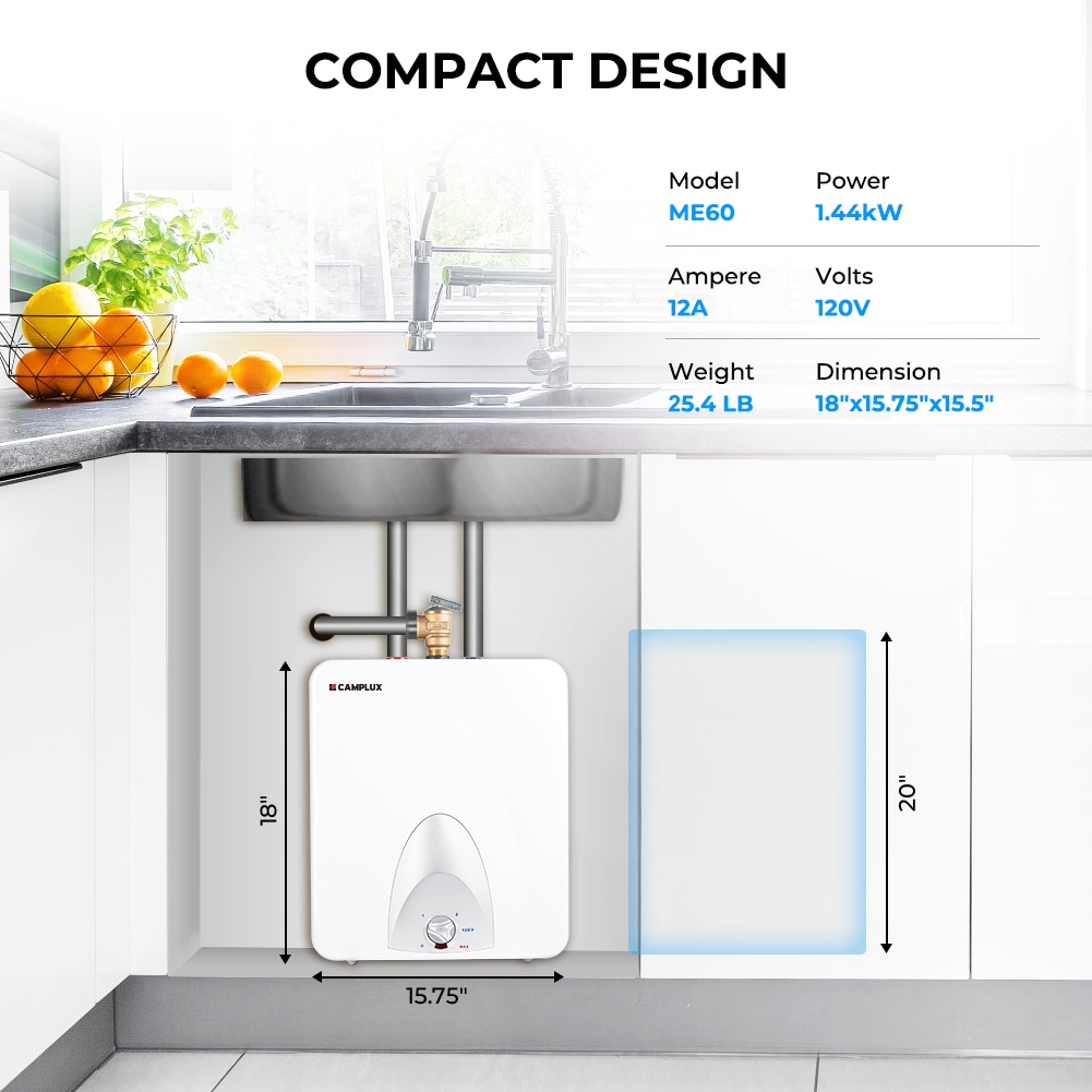 Camplux ME60 Gas-Water-Heaters - View #4