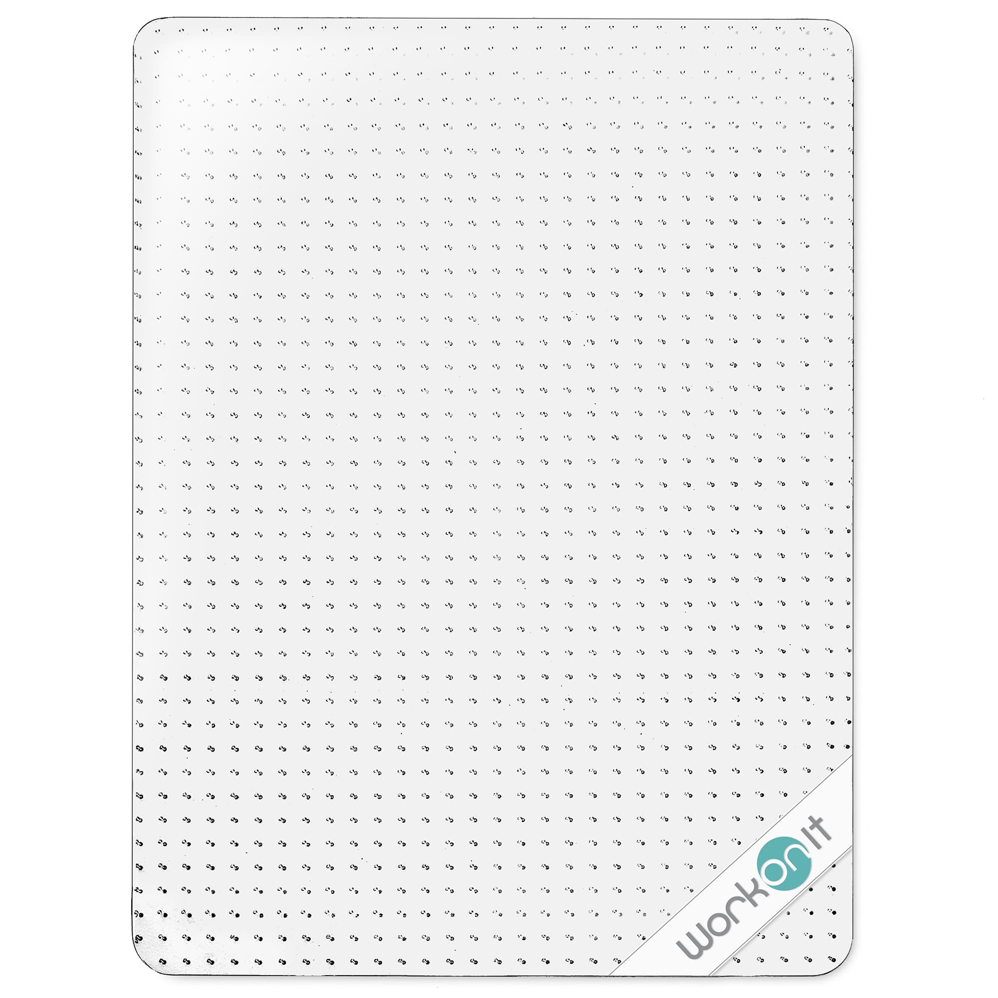 WORKONIT 36" x 48" Office Chair Mat for Low Pile Carpet, Clear Heavy Duty Non-Slip Thick Desk Chair Floor Protector for Home and Office