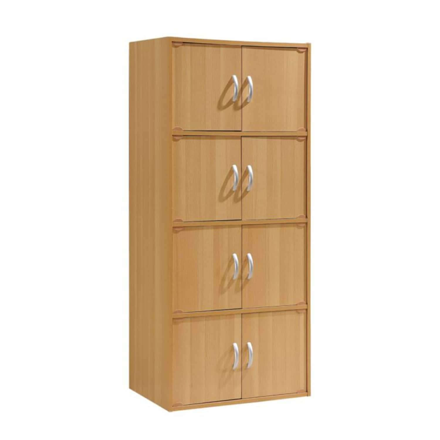 Hodedah 304288 23.6-Inches W x 54.2-Inches H Wood Brown Freestanding Utility Storage Cabinet