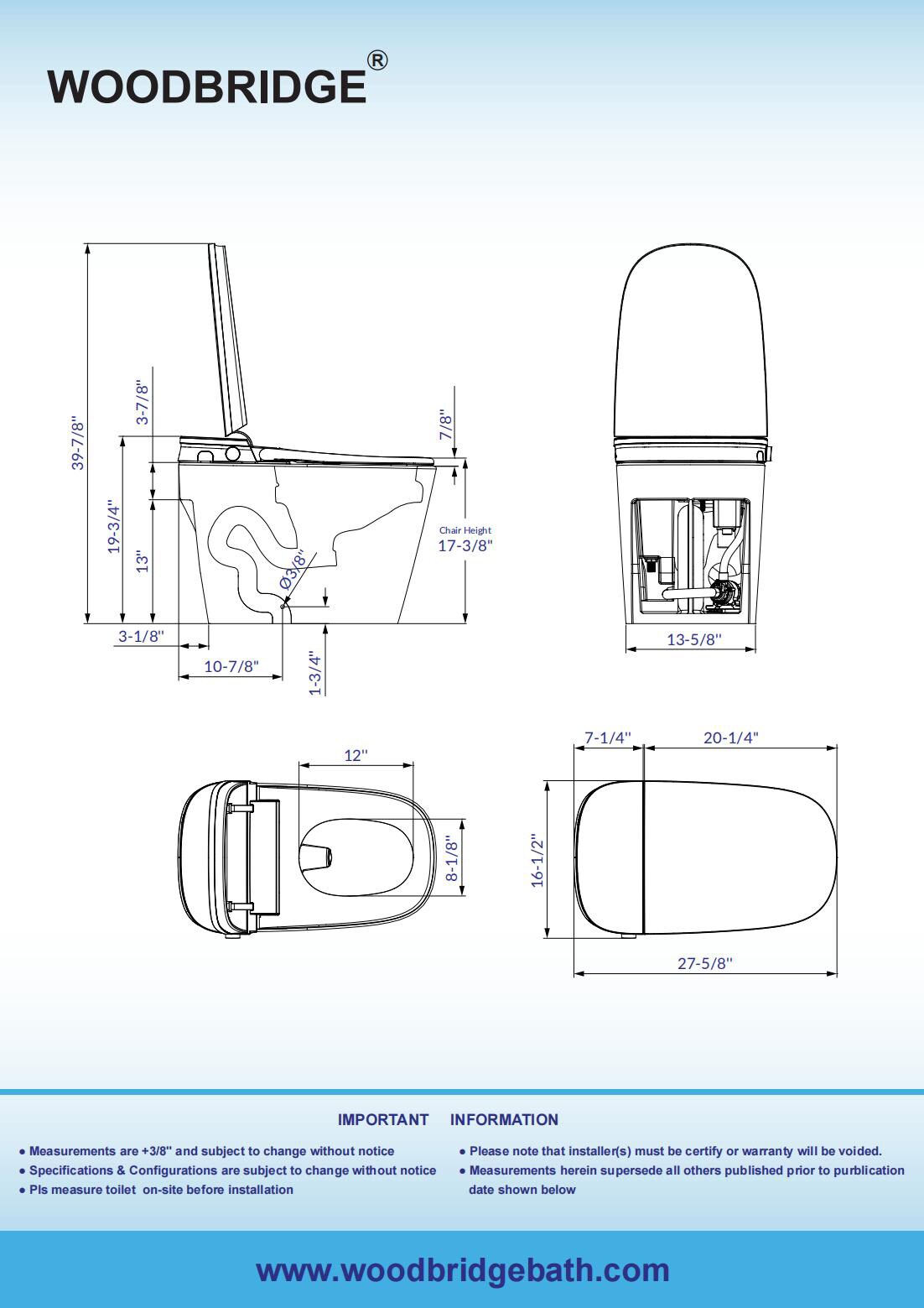 Woodbridge LT550 bidets - View #7