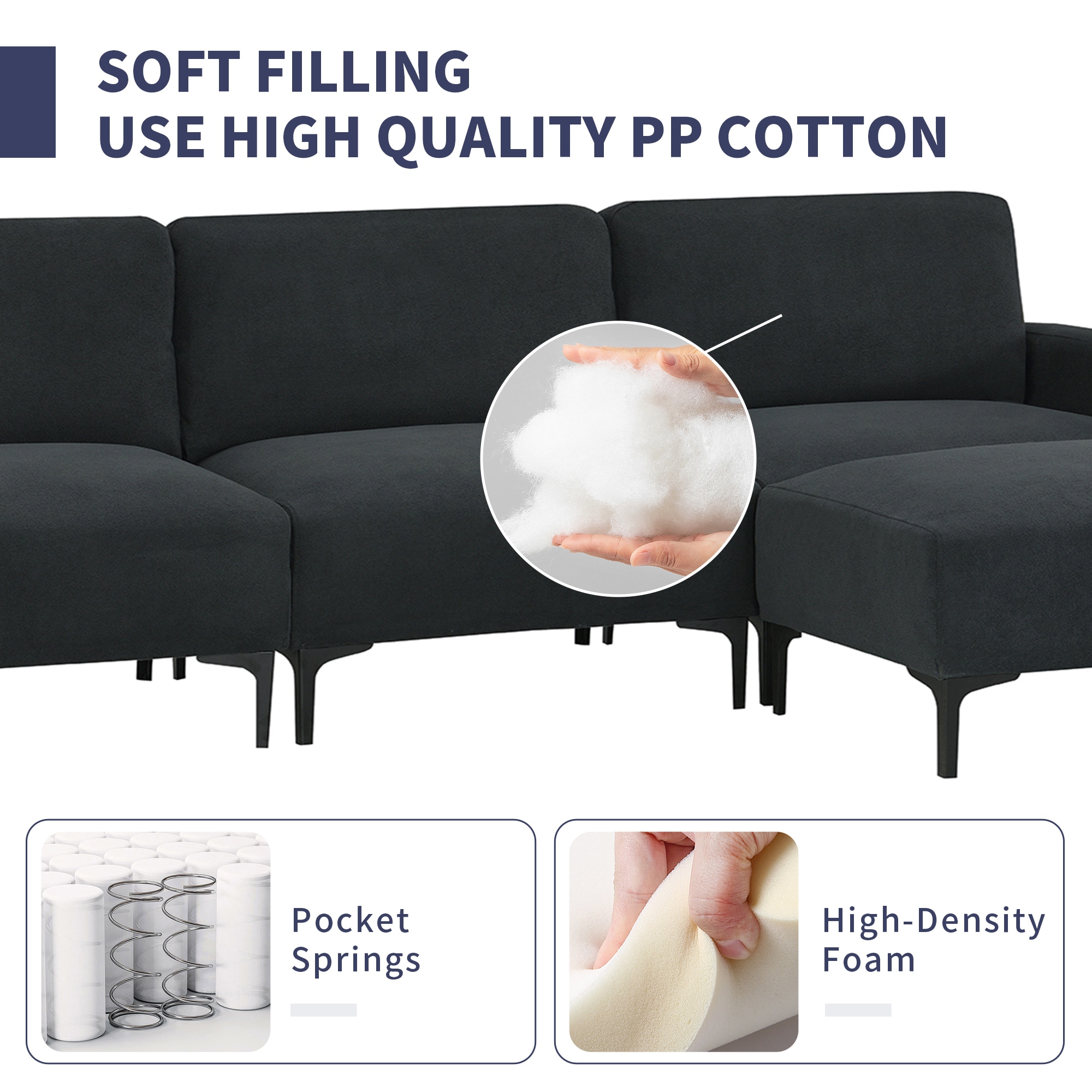 ModernLuxe L-GS009001AAE Sofas-Loveseats - View #5