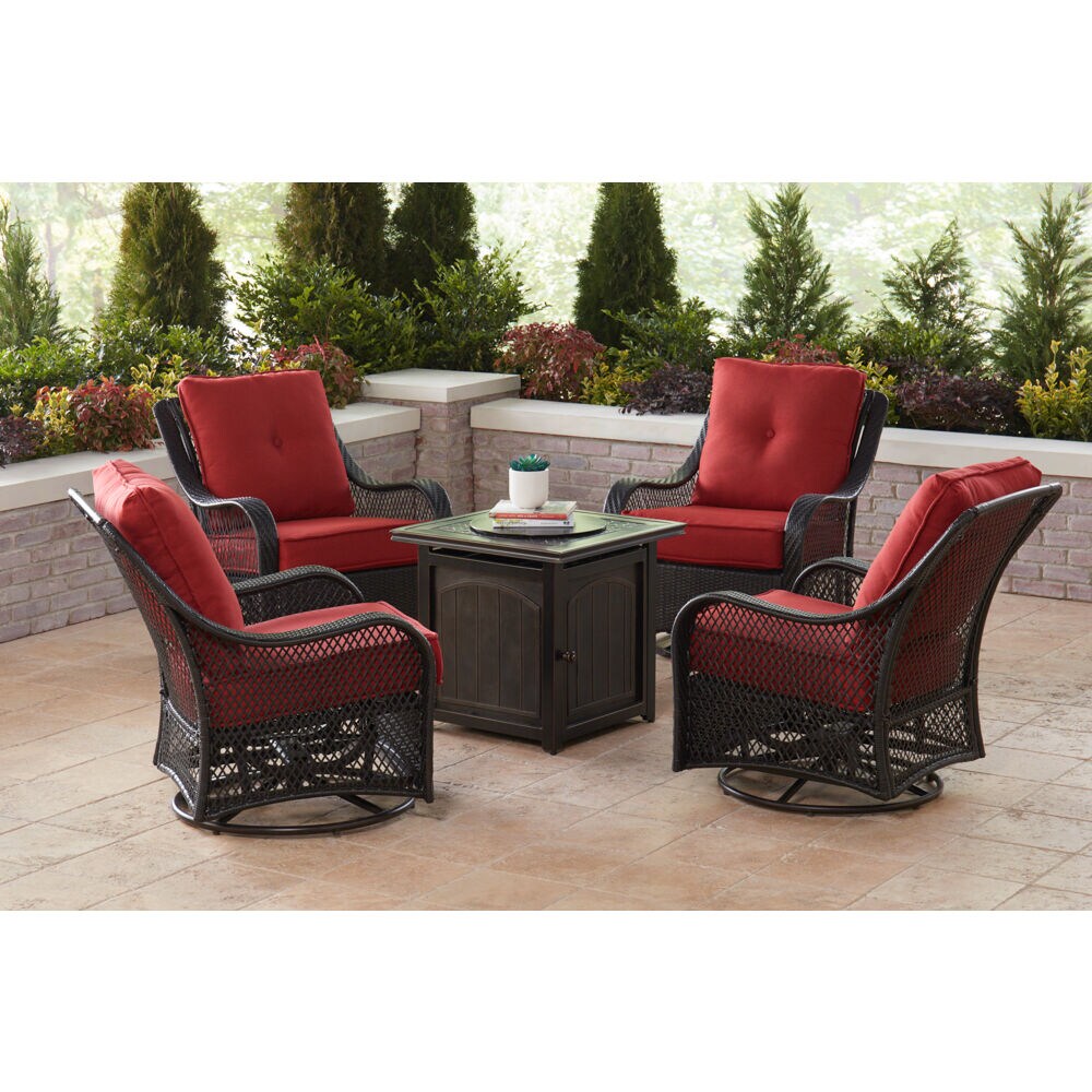 Hanover ORL5PCFPSQ-BRY Patio-Conversation-Sets - View #11