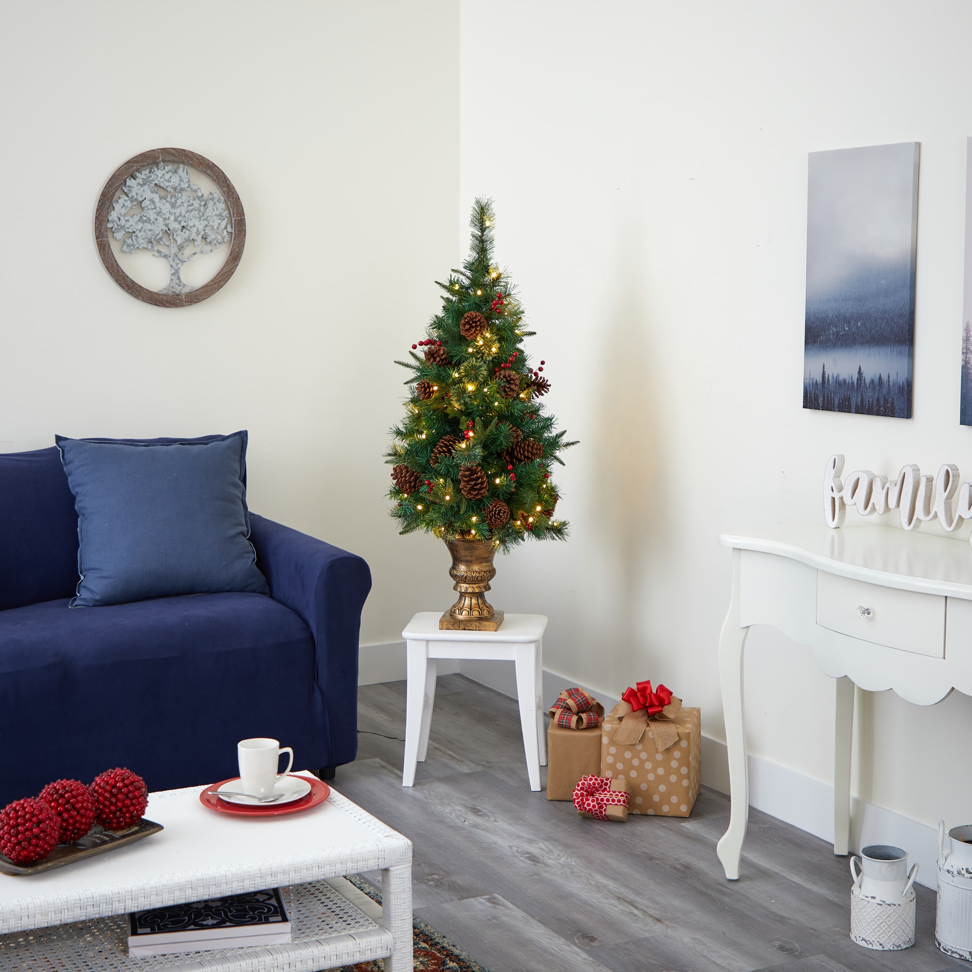 Nearly Natural T1691 Artificial-Christmas-Trees - View #8
