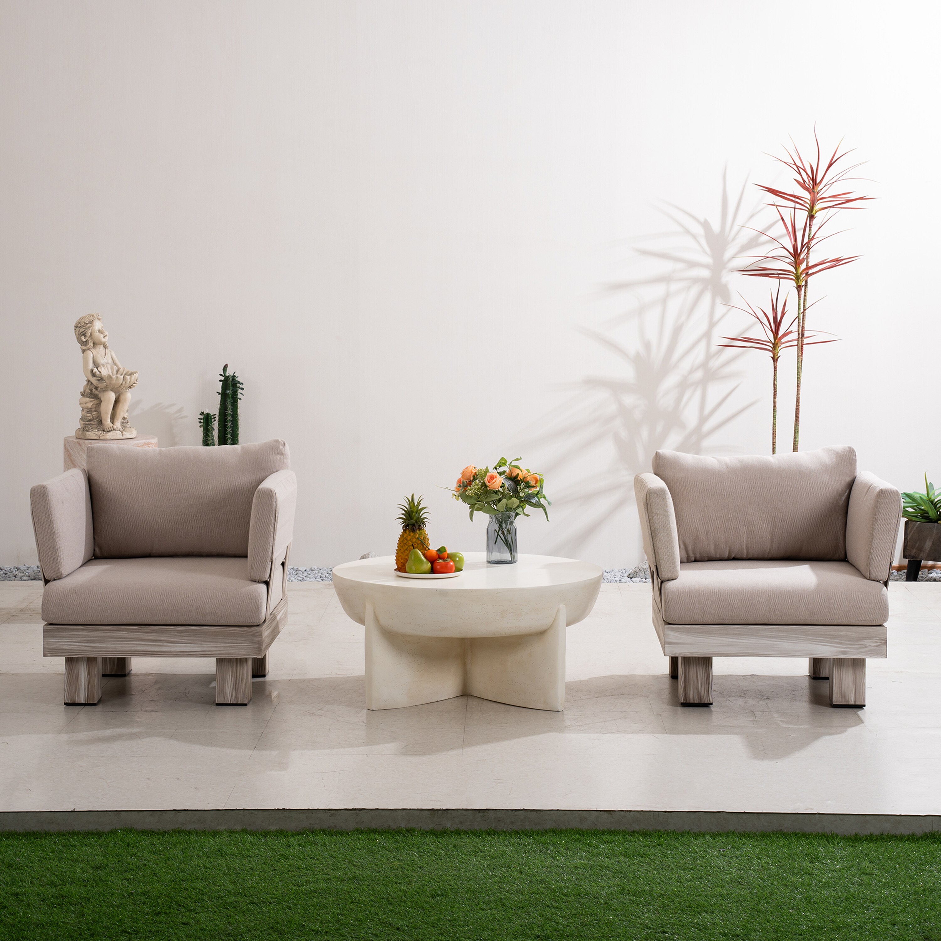 Direct Wicker DWS-2510A&152TA-BE Patio-Conversation-Sets - View #4
