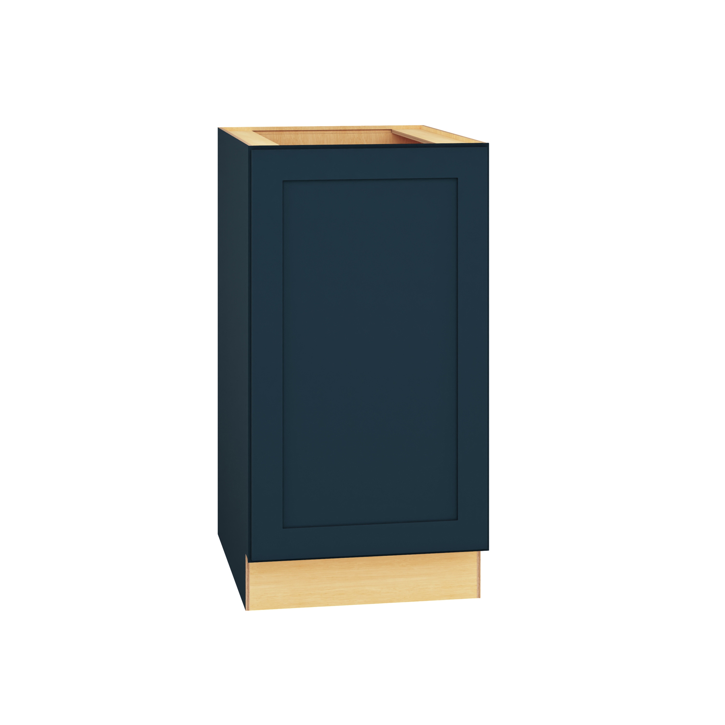 Diamond Express 330 B18FHR Jamestown 18-in W x 34.5-in H x 24-in D Regatta Blue Base Fully assembled Plywood Cabinet (Recessed Panel Shaker)