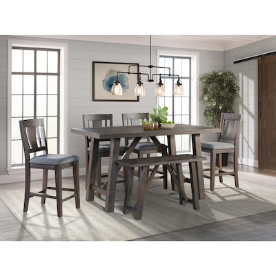 Gray Dining Room Sets At Com, 6 Seat Dining Room Table Dimensions