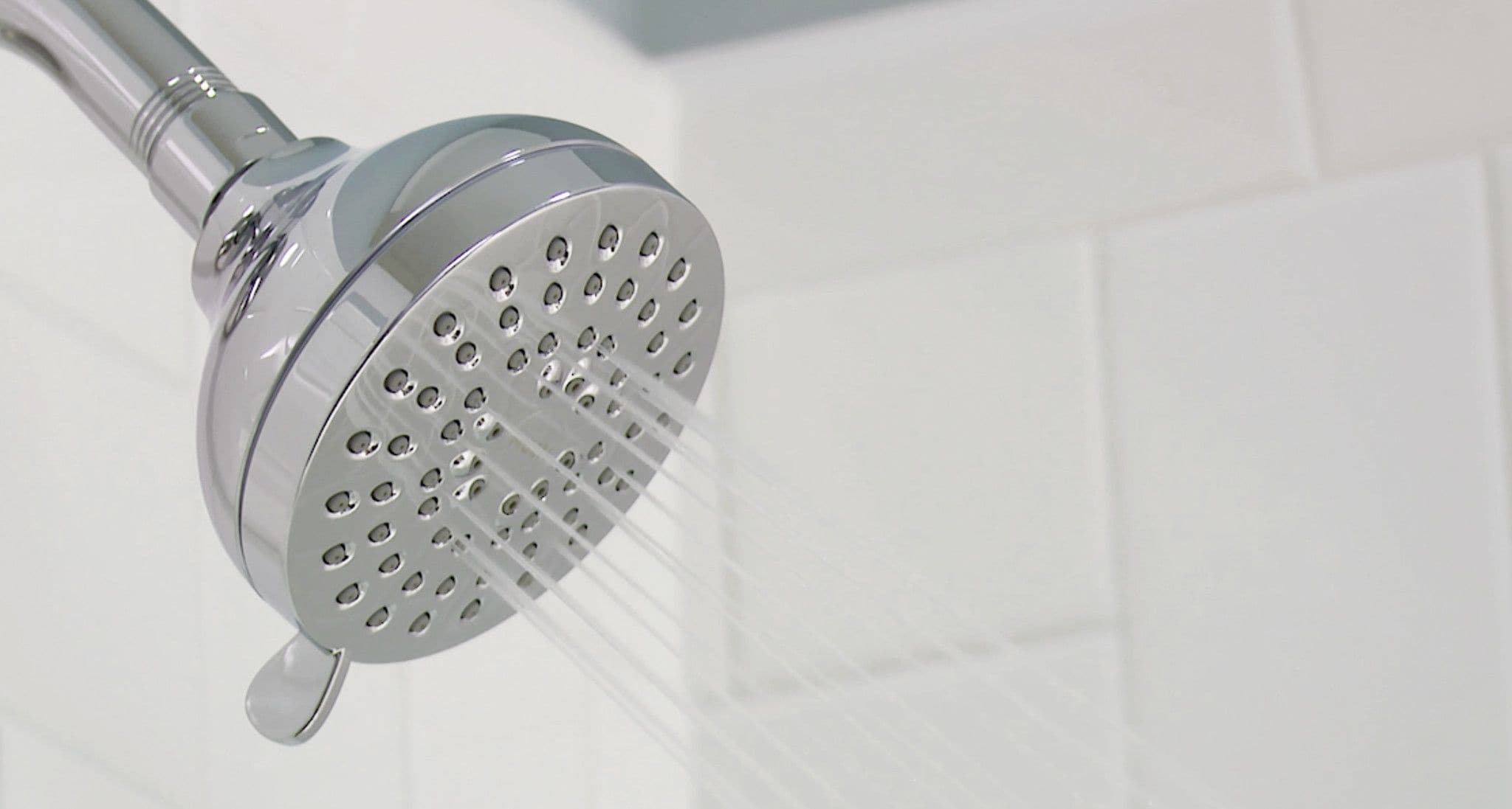 Chrome Wall Mounted Single-Handle Tub and Shower Faucet