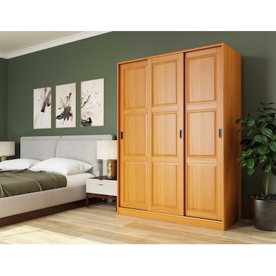 Palace Imports Honey Pine Armoire In, Solid Wood Wardrobe Armoire