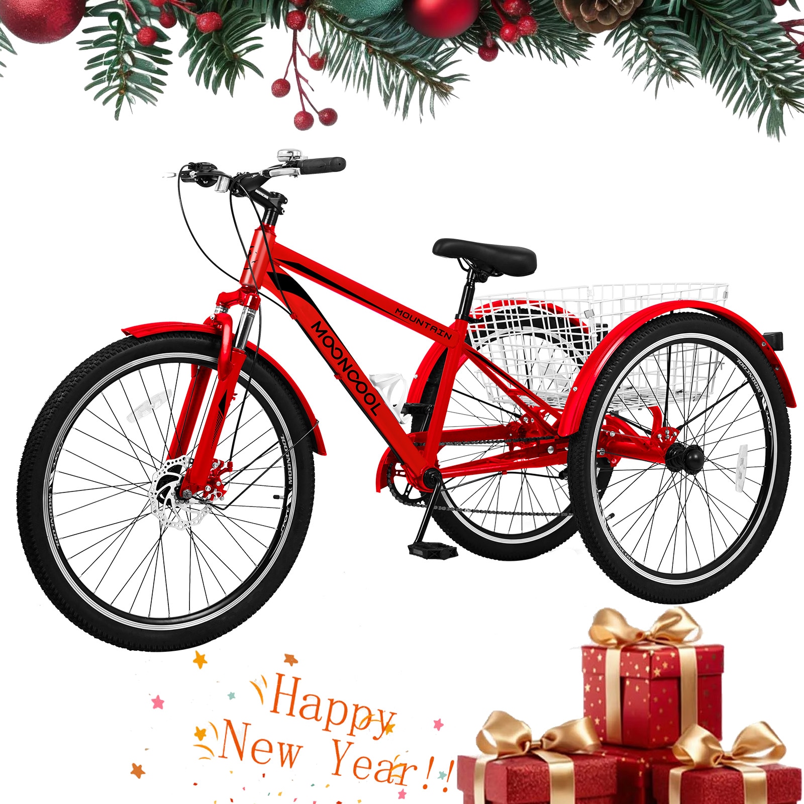 Esazn BRT24-SD-RDLYU 24-in Men's Mountain bike