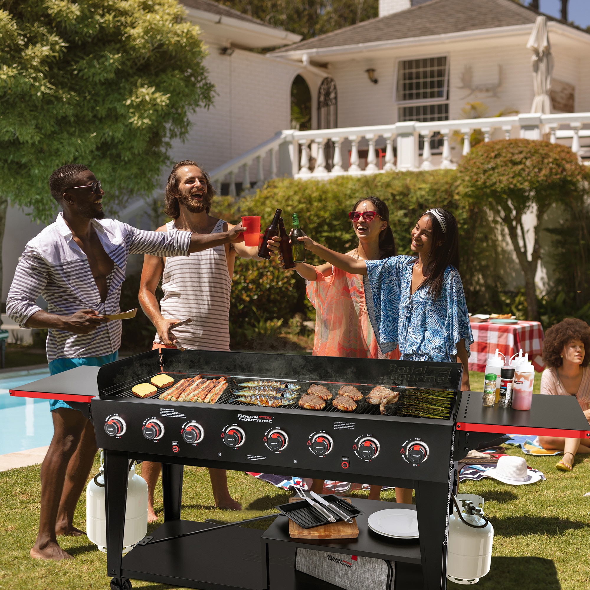 Royal Gourmet GB8003 Gas-Grill - View #3