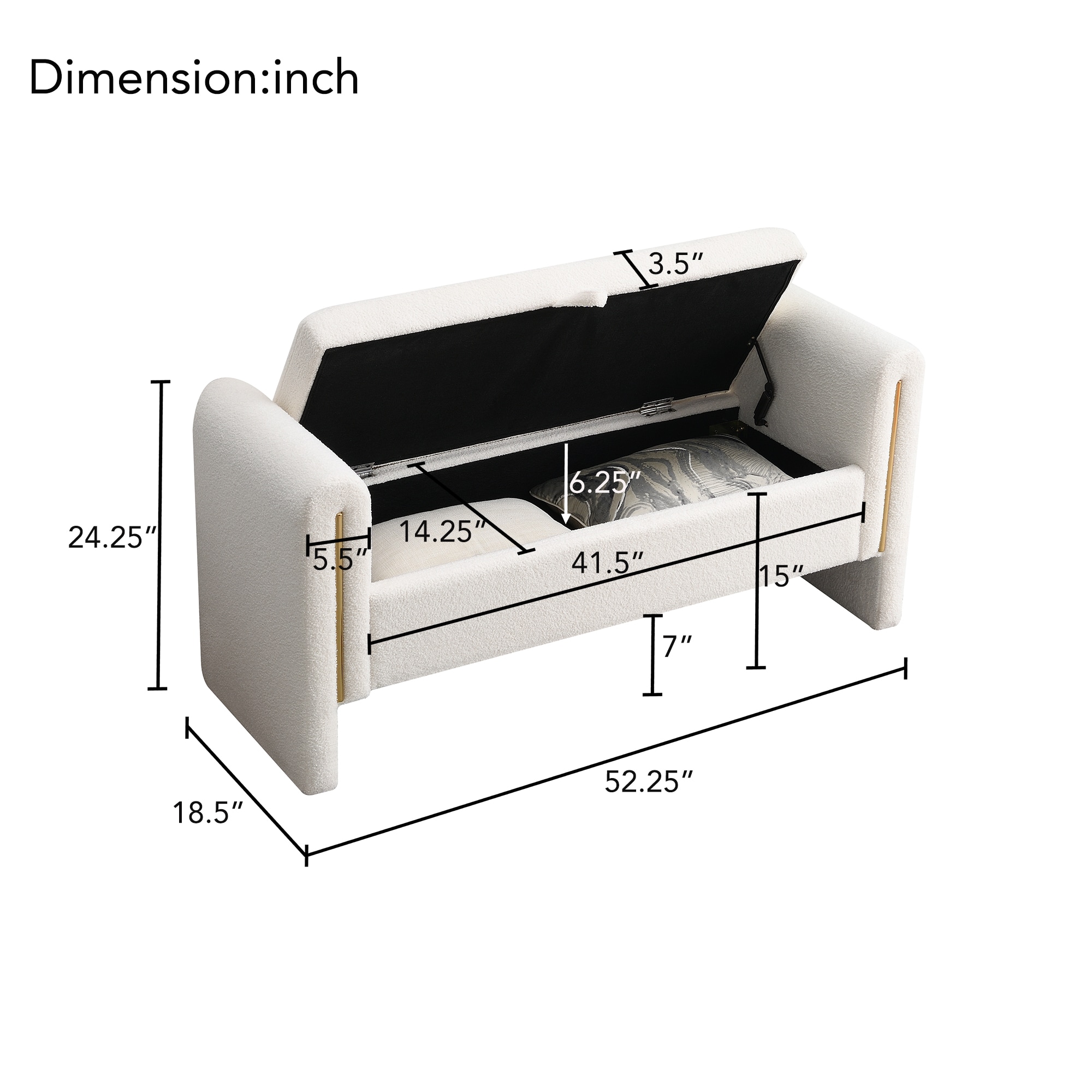 Best Selling Home Decor 320073 Indoor-Ottomans - View #5