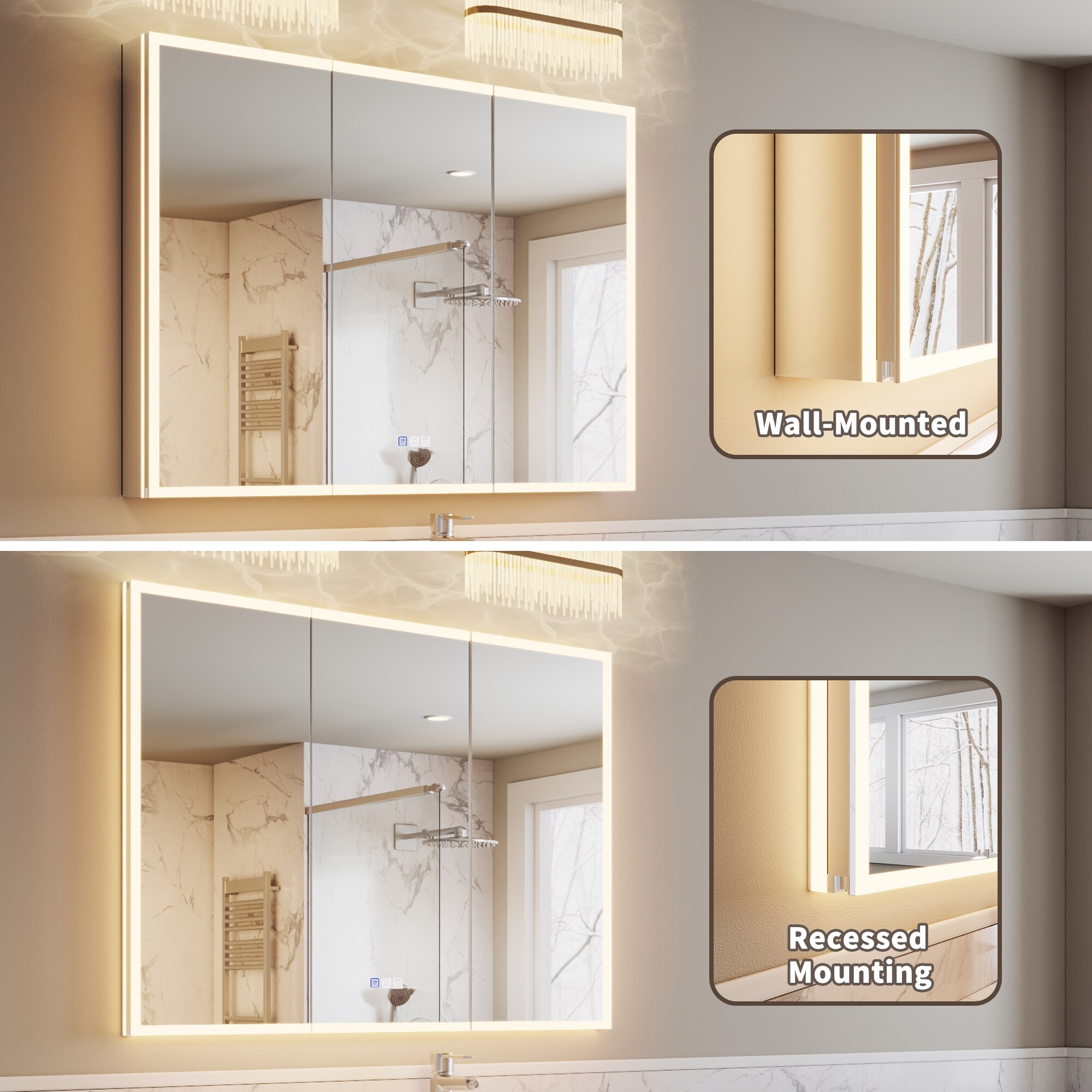 ExBrite EXMC4836V12TX Bathroom-Medicine-Cabinets - View #18