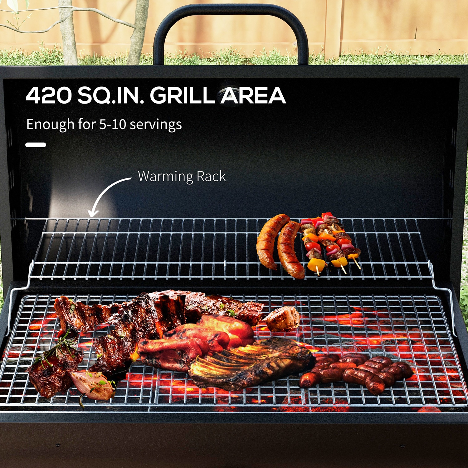 GZMR GZ-W22291 Charcoal-Grills - View #3