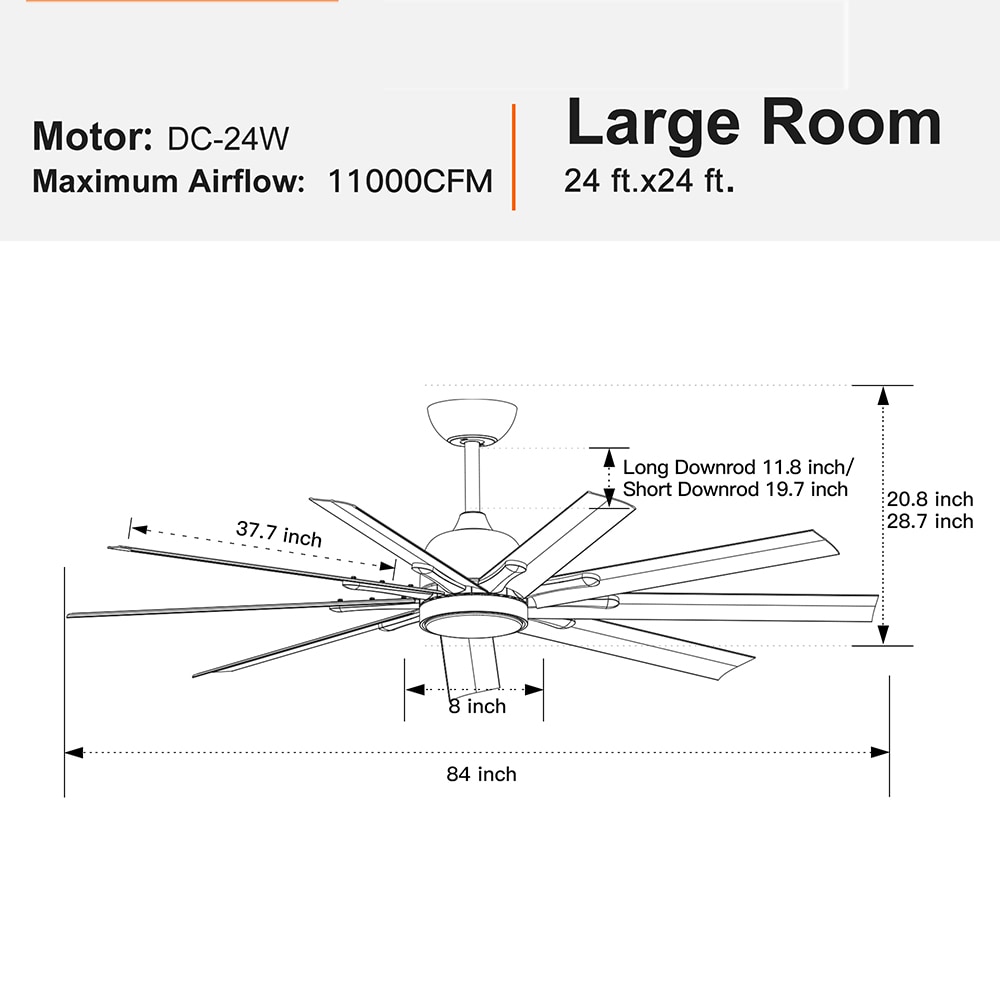 Sunrinx MG50-5-FSD Ceiling-Fans - View #17