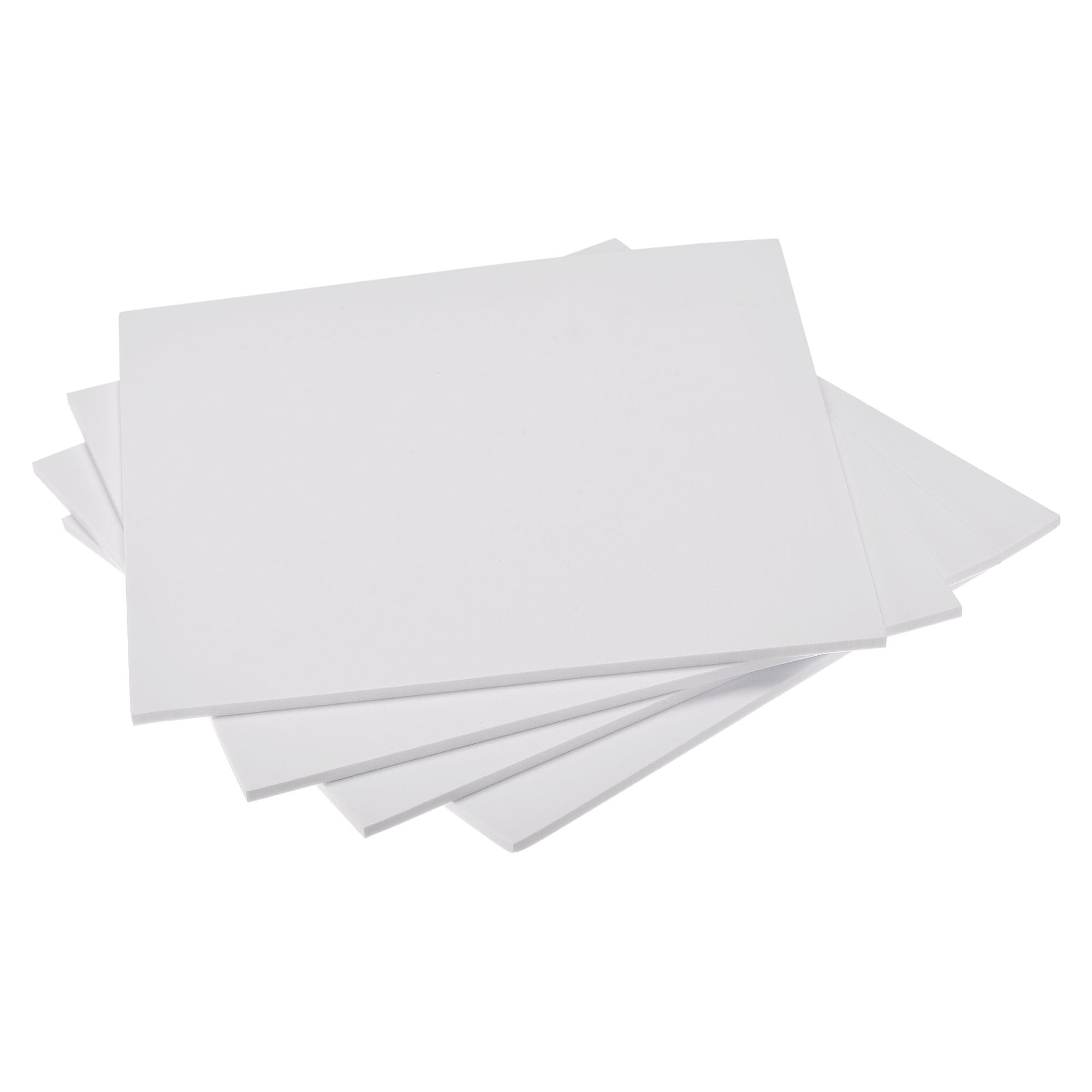Unique Bargains 4pcs White EVA Foam Sheets 10 x 10-Inch 5mm Thickness for Crafts DIY Projects