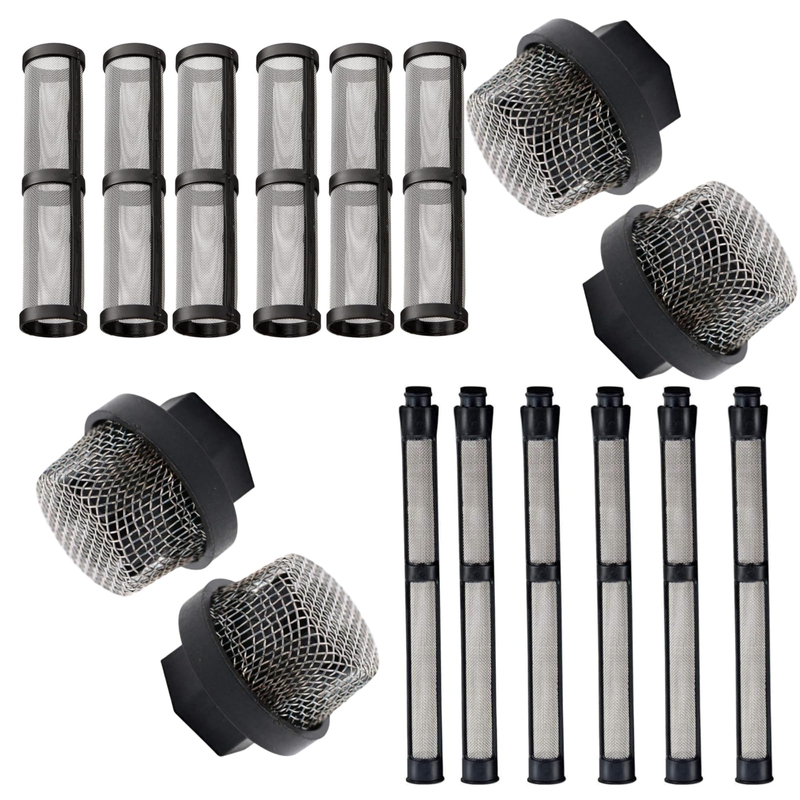 LILILIAN FMY  compatible filter set for Graco 390 395 490 495 595 and 3400 Paint Sprayers Includes Suction Gun and Pump Screens