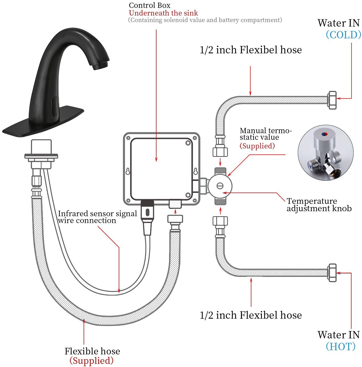 BWE A-918109-ORB-2 Lavatory-Faucets - View #7