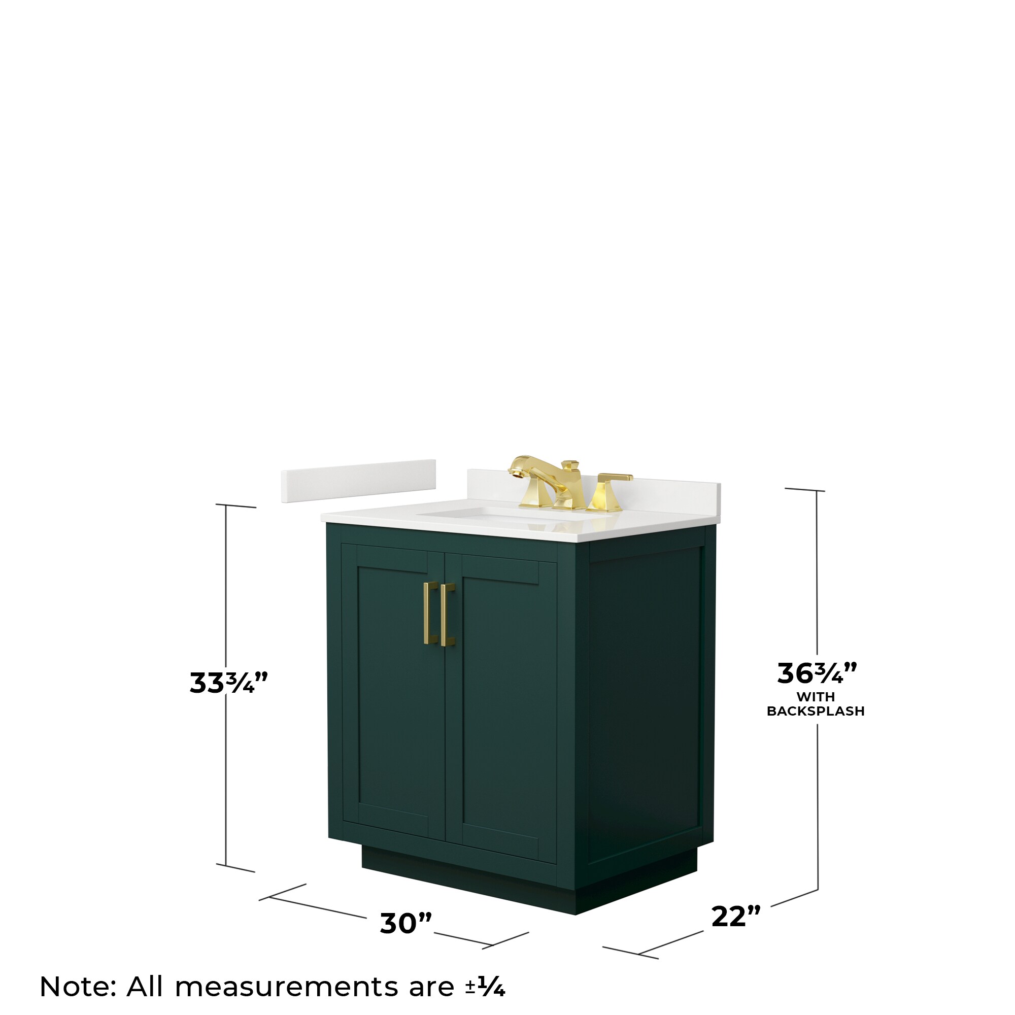 Wyndham Collection WCF292930SGDWQUS3MXX Bath-Vanity-Combo - View #5