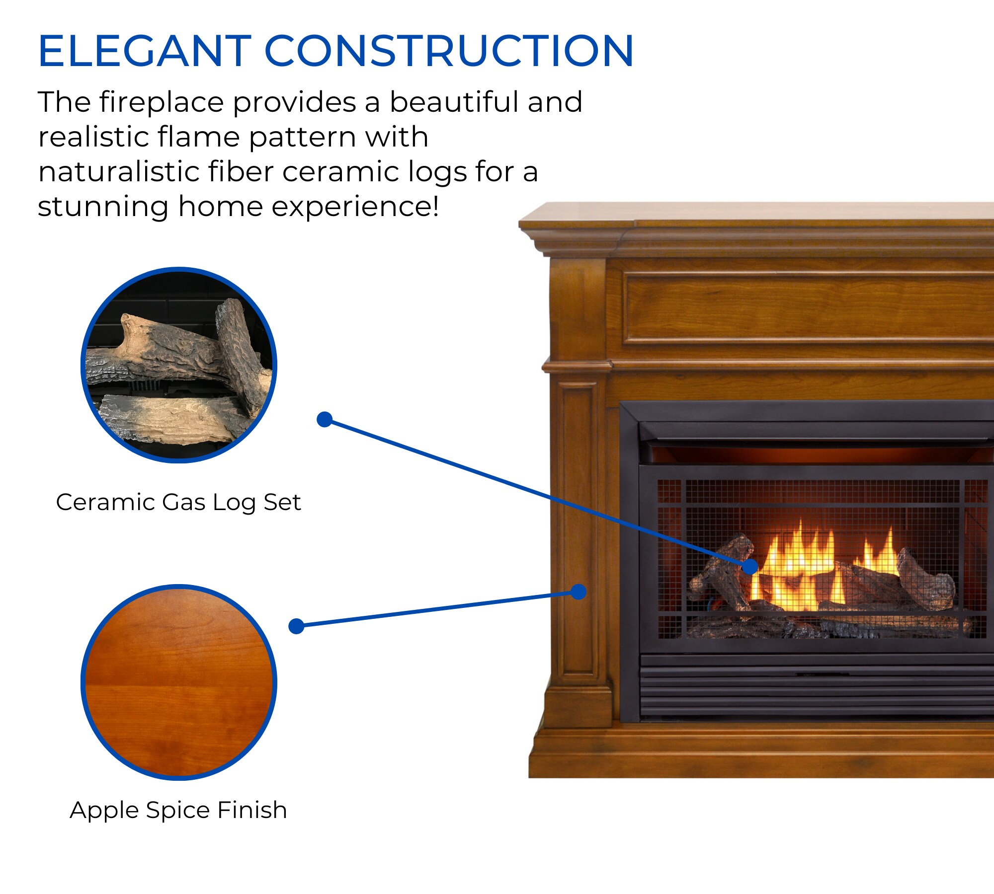 Duluth Forge DFS-300T-4AS Gas-Fireplaces - View #2