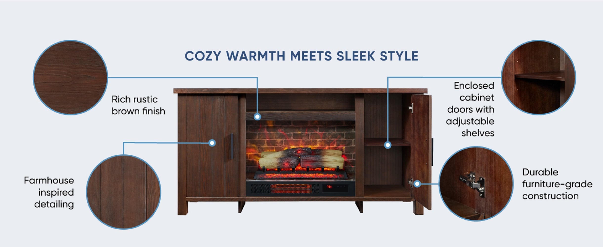 Country Living CL-M-7197-RB Electric-Fireplaces - View #19
