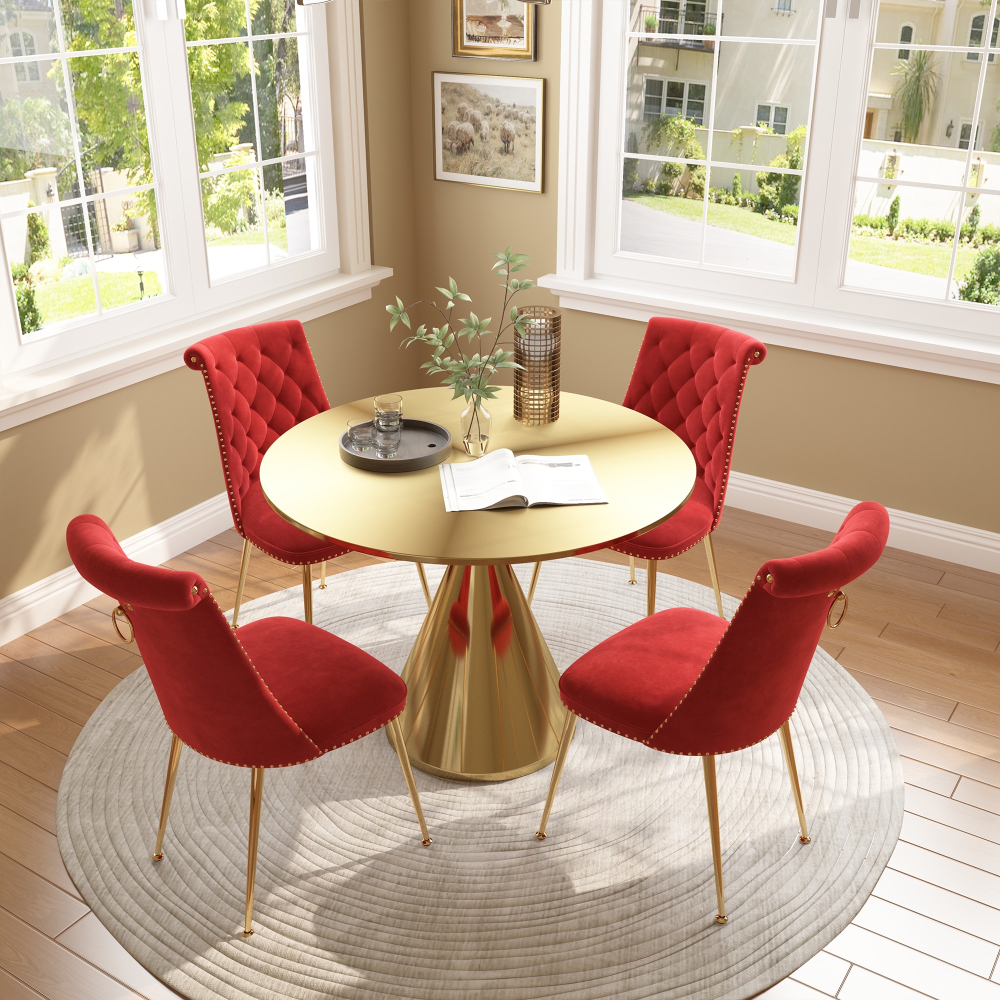 Clihome CL-RBT1-BBG703RD Dining-Sets - View #3