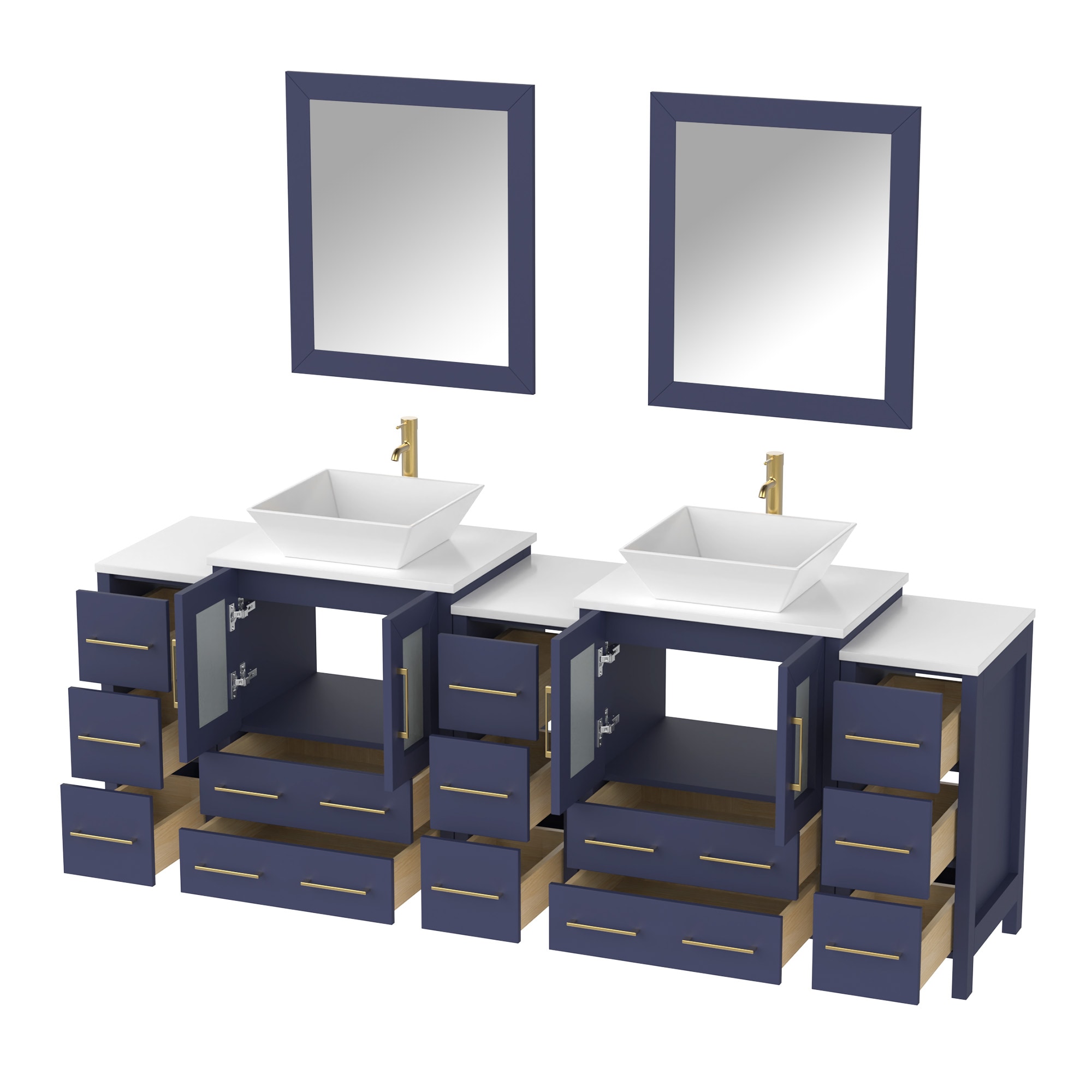 Vanity Art VA3124-84B Bath-Vanity-Combo - View #6