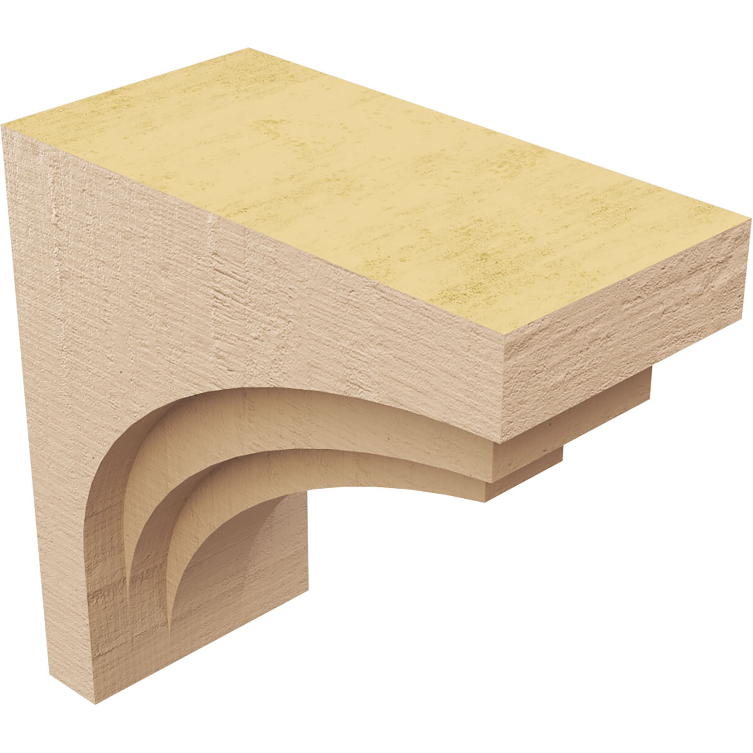 Ekena Millwork CORU03X06X06ROCRCPR corbels - View #5