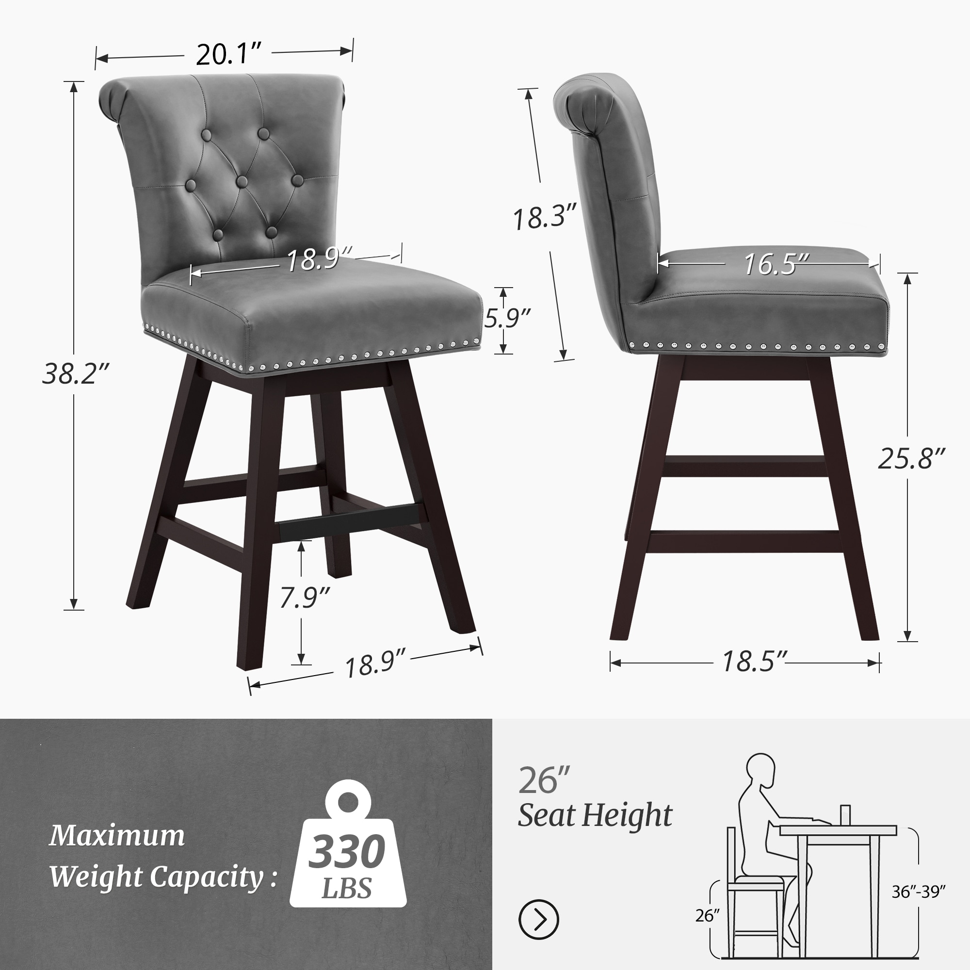 LUE BONA YB-015-02LS stools - View #2