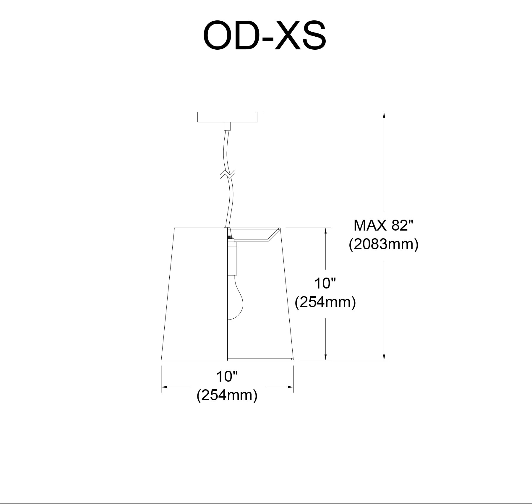Dainolite OD-XS-790 Pendant-Lights - View #3