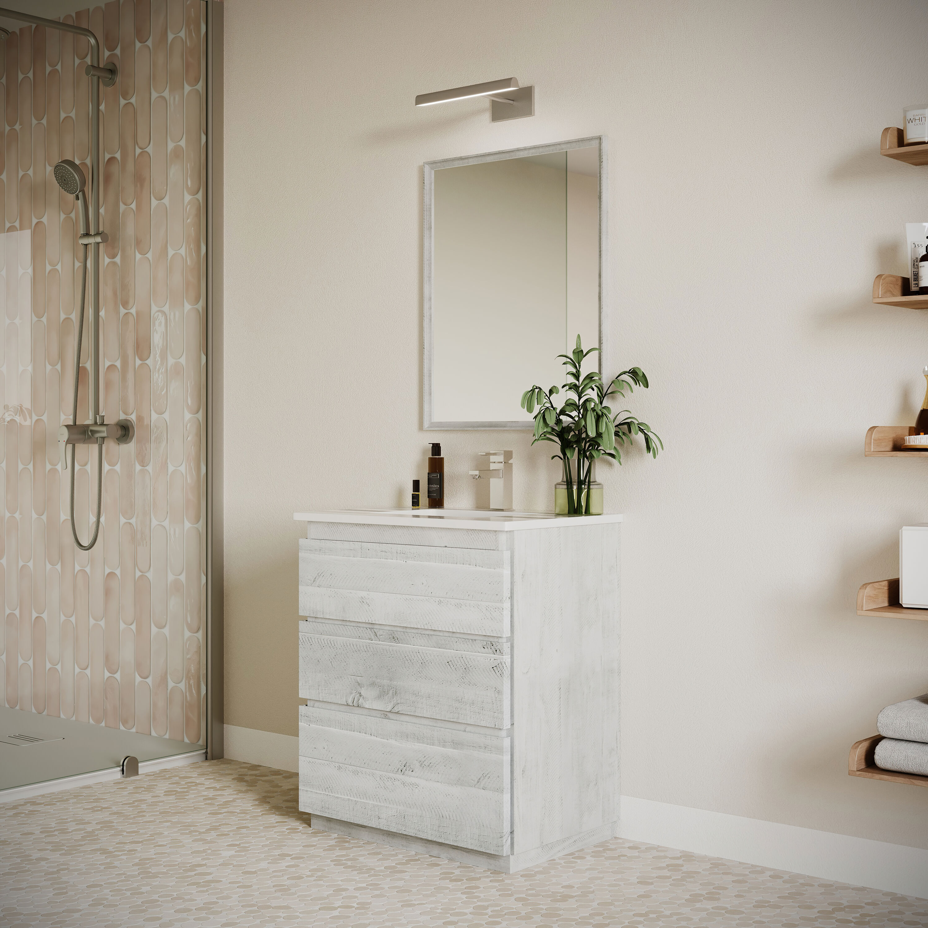 Fresca FVN3130RWH-FC Bath-Vanity-Combo - View #4