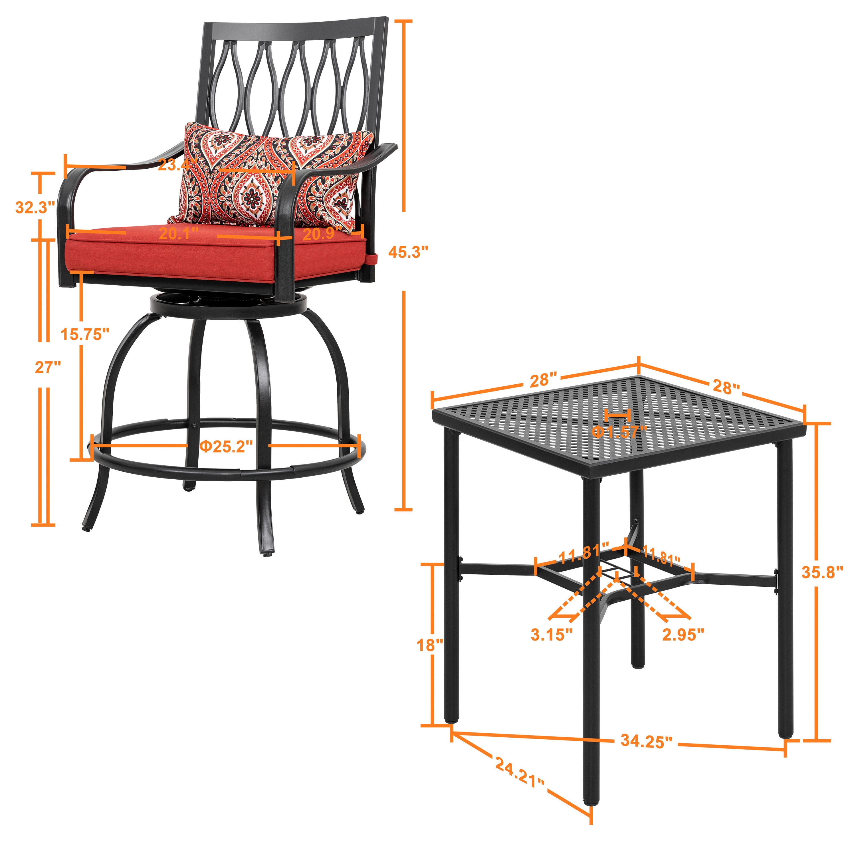 Nuu Garden SID001-01 Patio-Dining-Sets - View #8