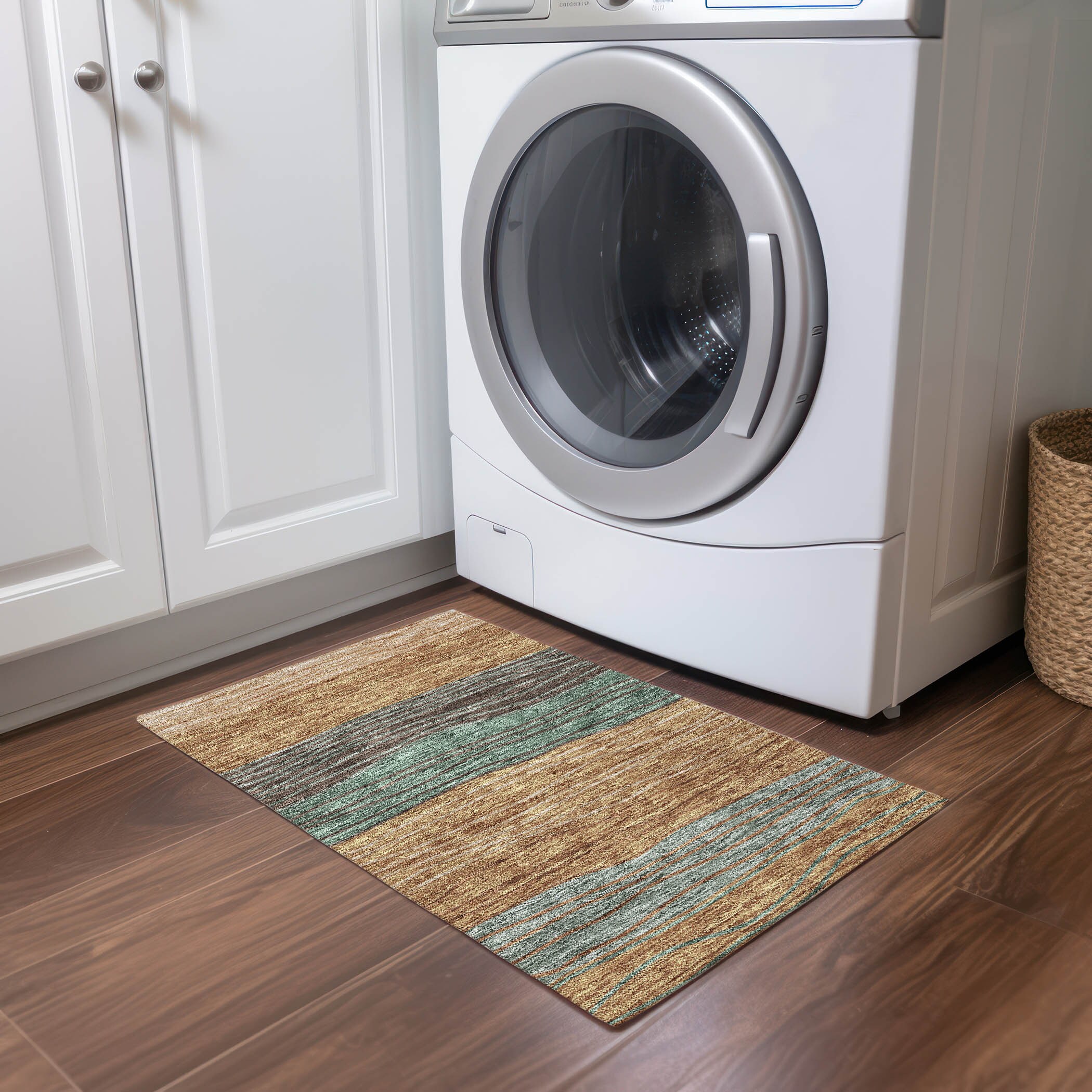 Addison Rugs ACN735TR20X30 Chantille ACN735TR 2 x 3 (ft) Terracotta Rectangular Indoor/Outdoor Geometric Machine washable Area rug