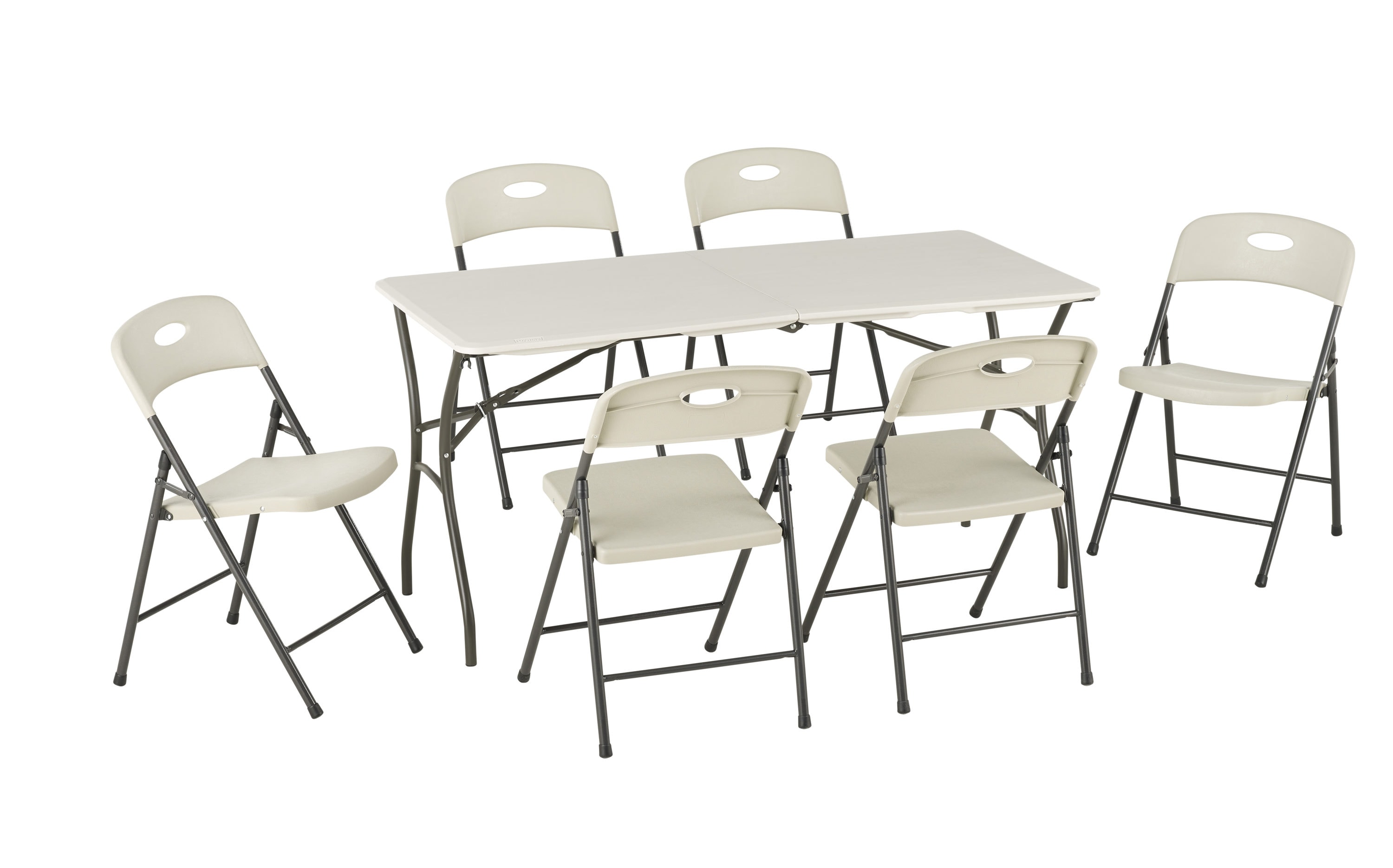 Lifetime Ultra-Resistant Folding Table 122x61x56-91.5 cm UV100 White