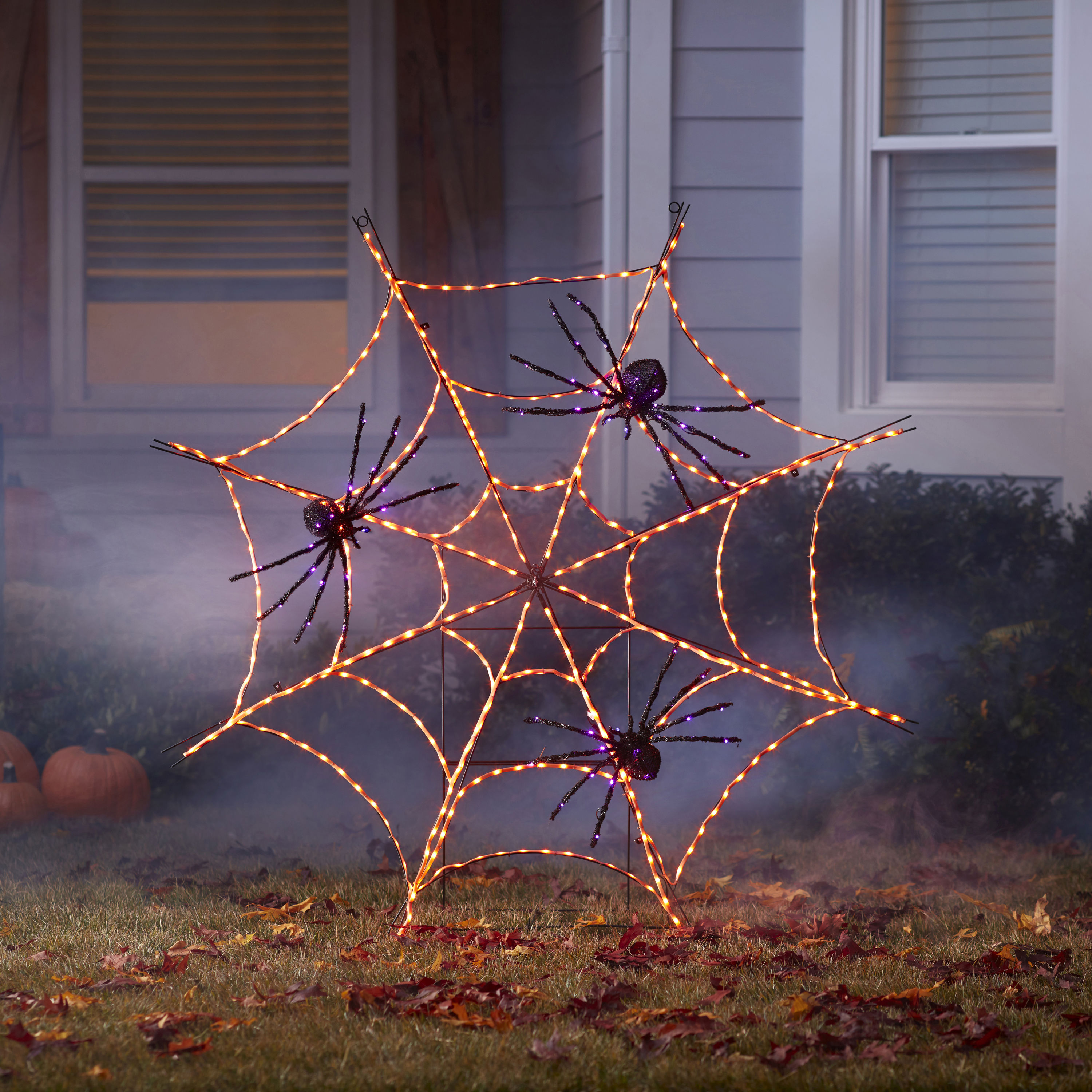 Incentivo Susteen Cap Haunted Living 5-ft Lighted Spider Web at Lowes.com
