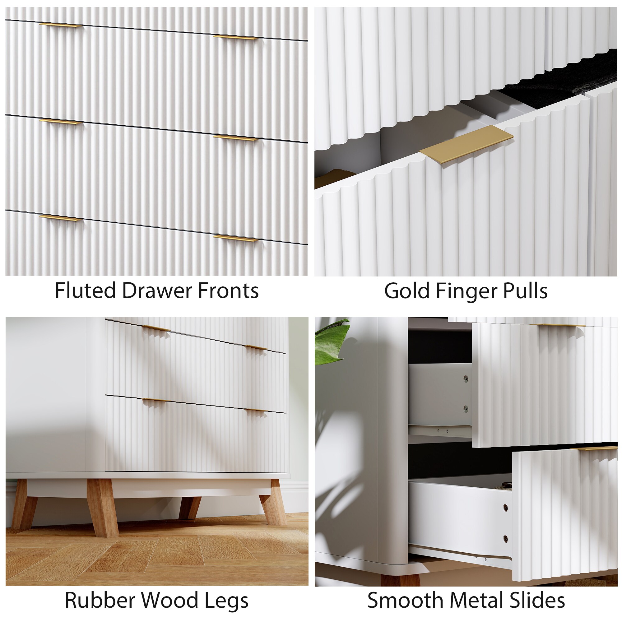 HomCom 831-975V80WT dressers - View #8