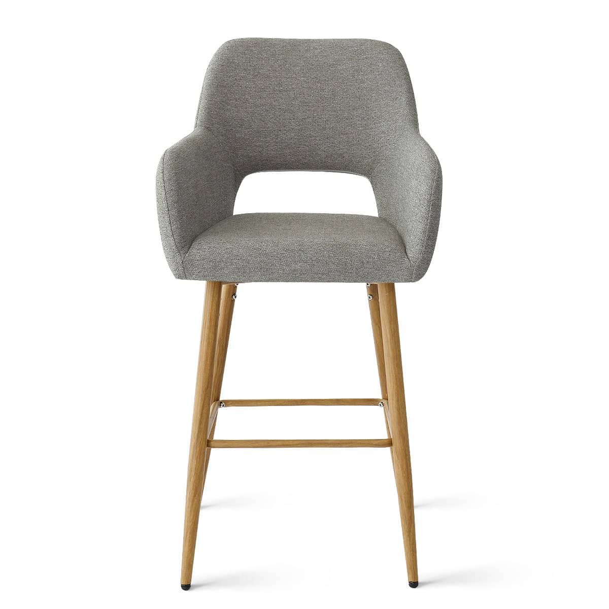 Maison Boucle ATLANTA-ARM-MB-GREY stools - View #6