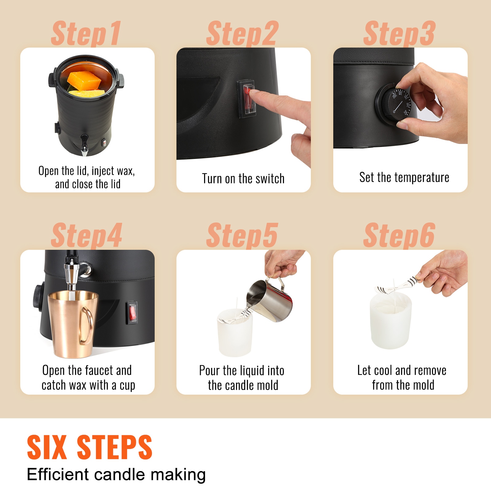 VEVOR MNBXHSBLPT10LMVXBV1 Wax-Melts-Warmers - View #7