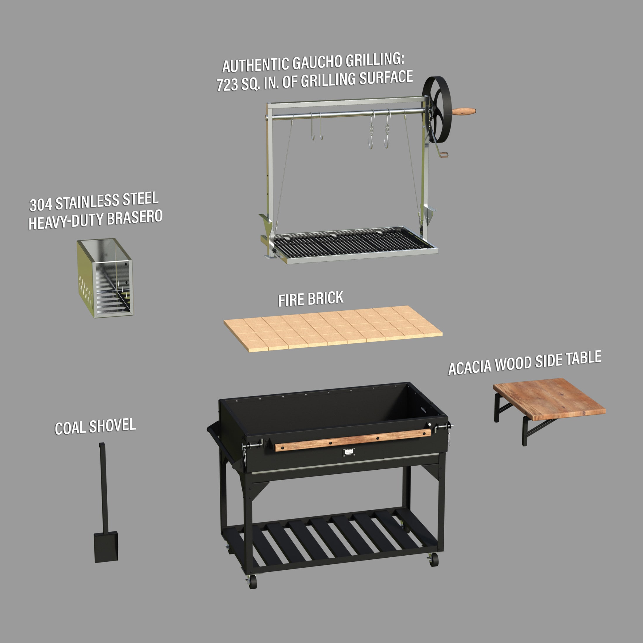 Backyard Discovery 2304093COM Charcoal-Grills - View #16