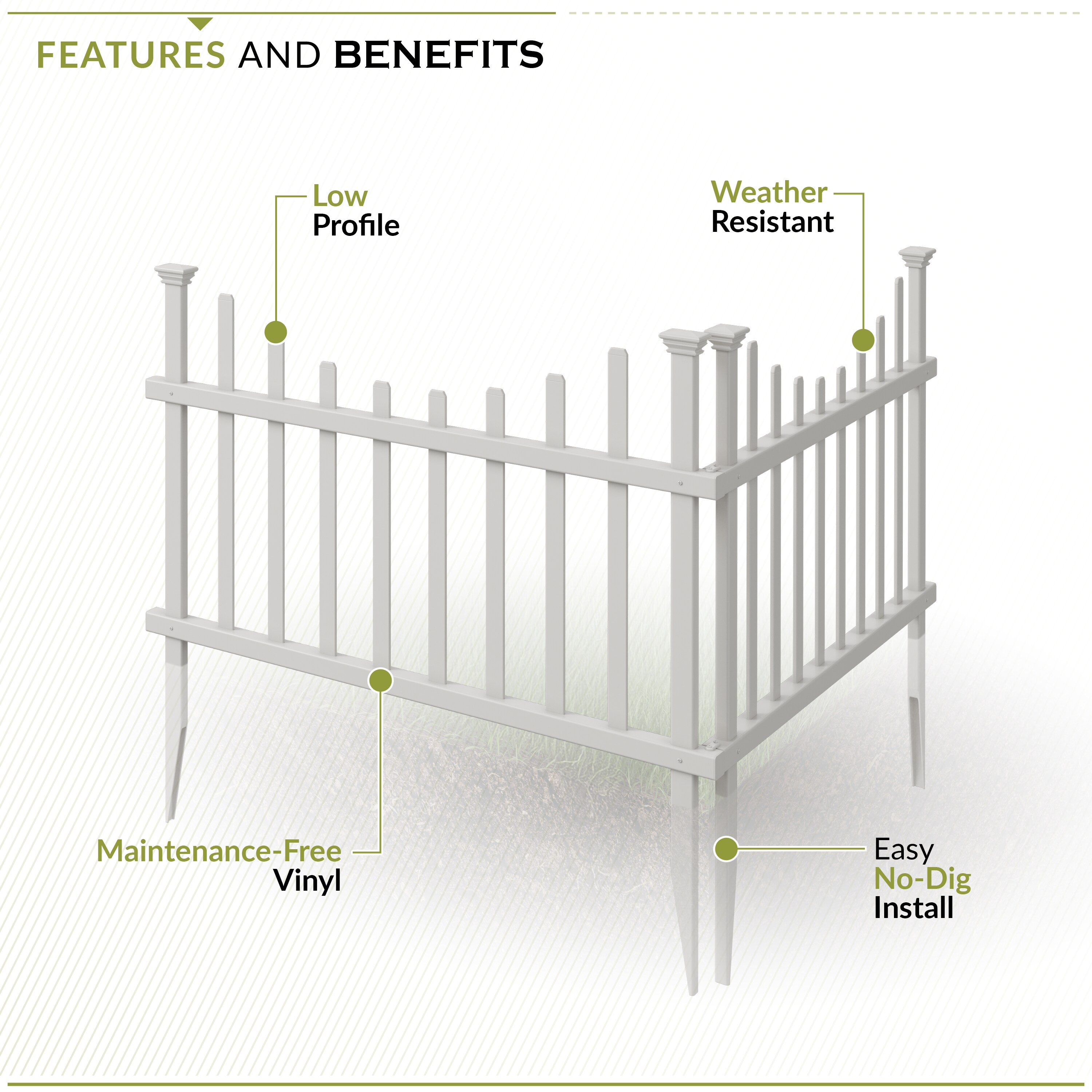 Zippity Outdoor Products ZP19048 Vinyl-Fence-Panels - View #4